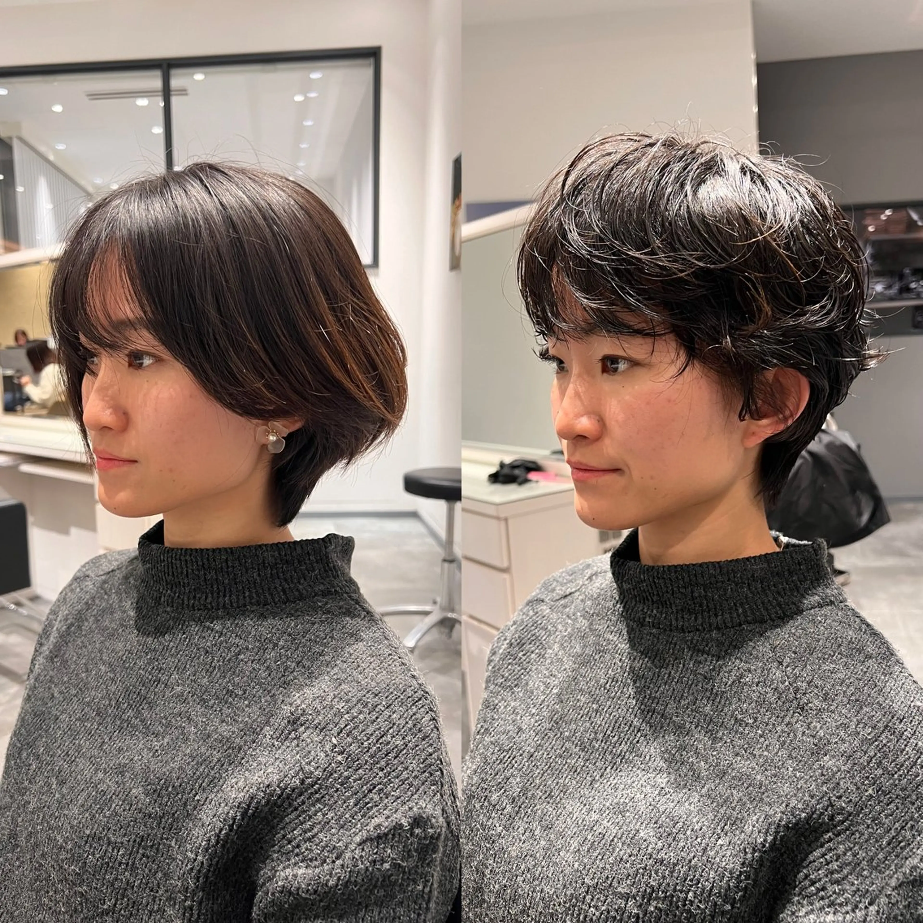 ショート パーマ ショートヘア BEAUTRIUM  銀座店所属・カット無料🎶 たるみことりのヘアスタイル