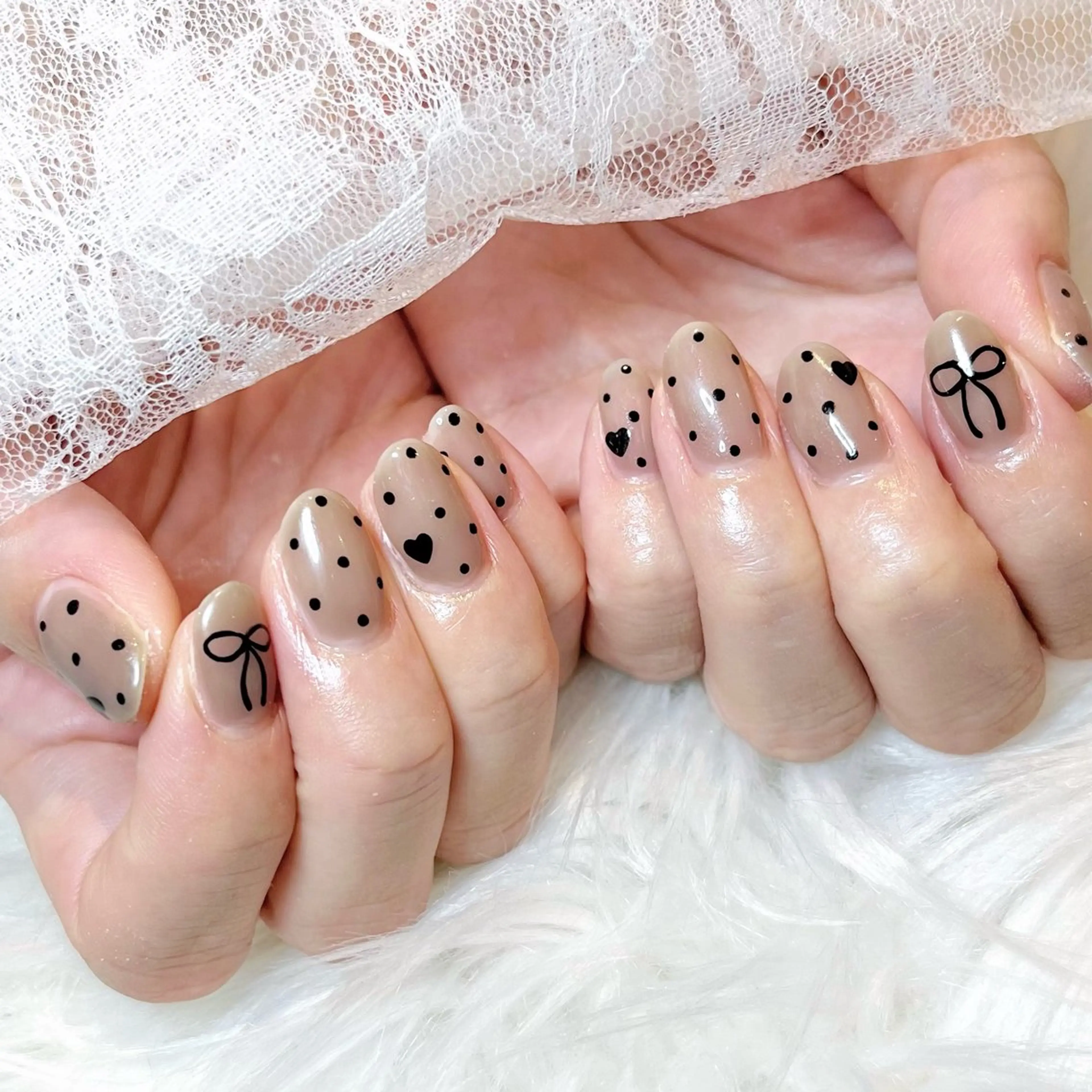 ネイル はあとねいる天王町店所属・HARUKA 🐼のネイルデザイン