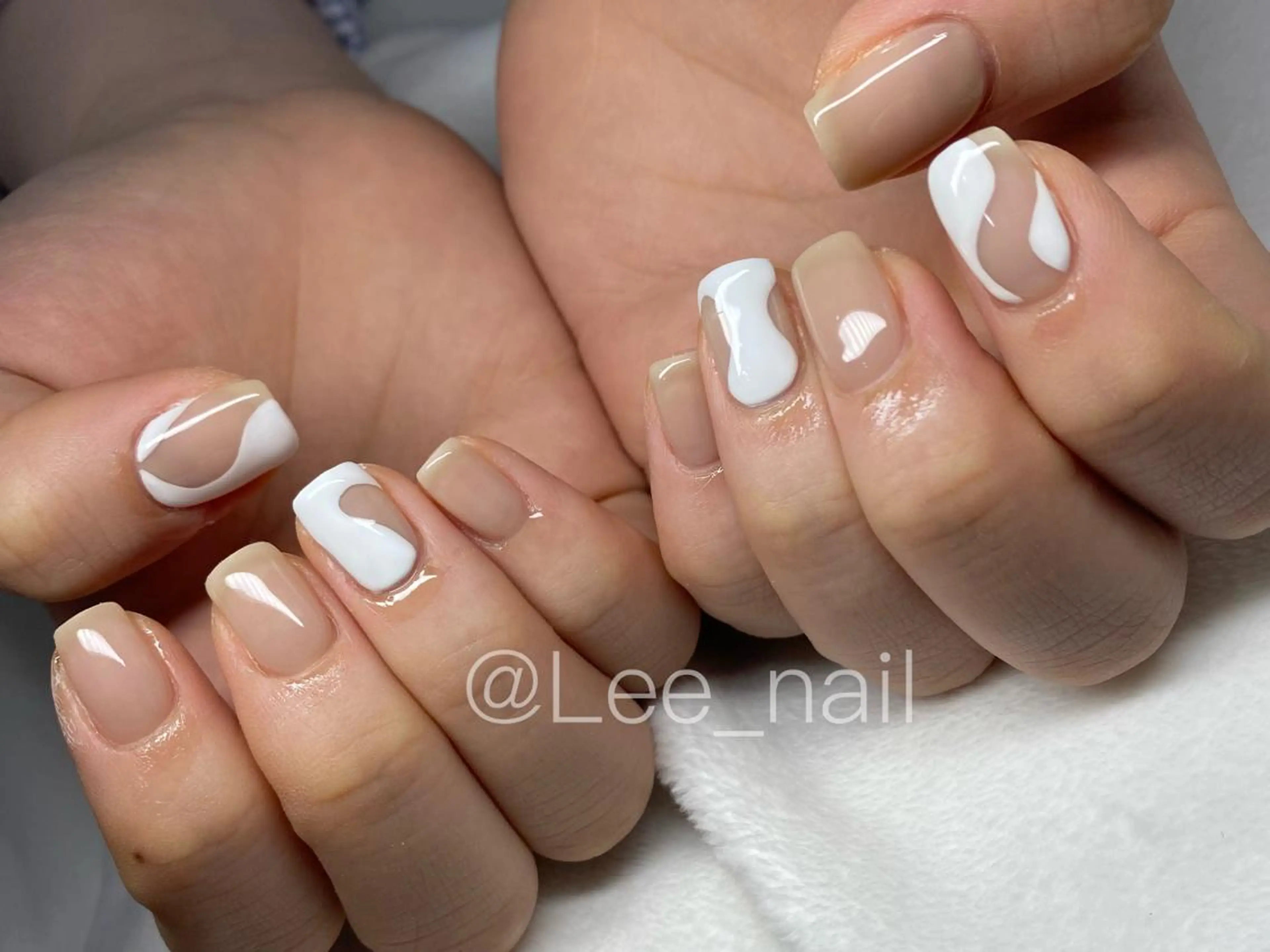ネイル ニュアンスネイル ハンドネイル Lee_ nailのネイルデザイン