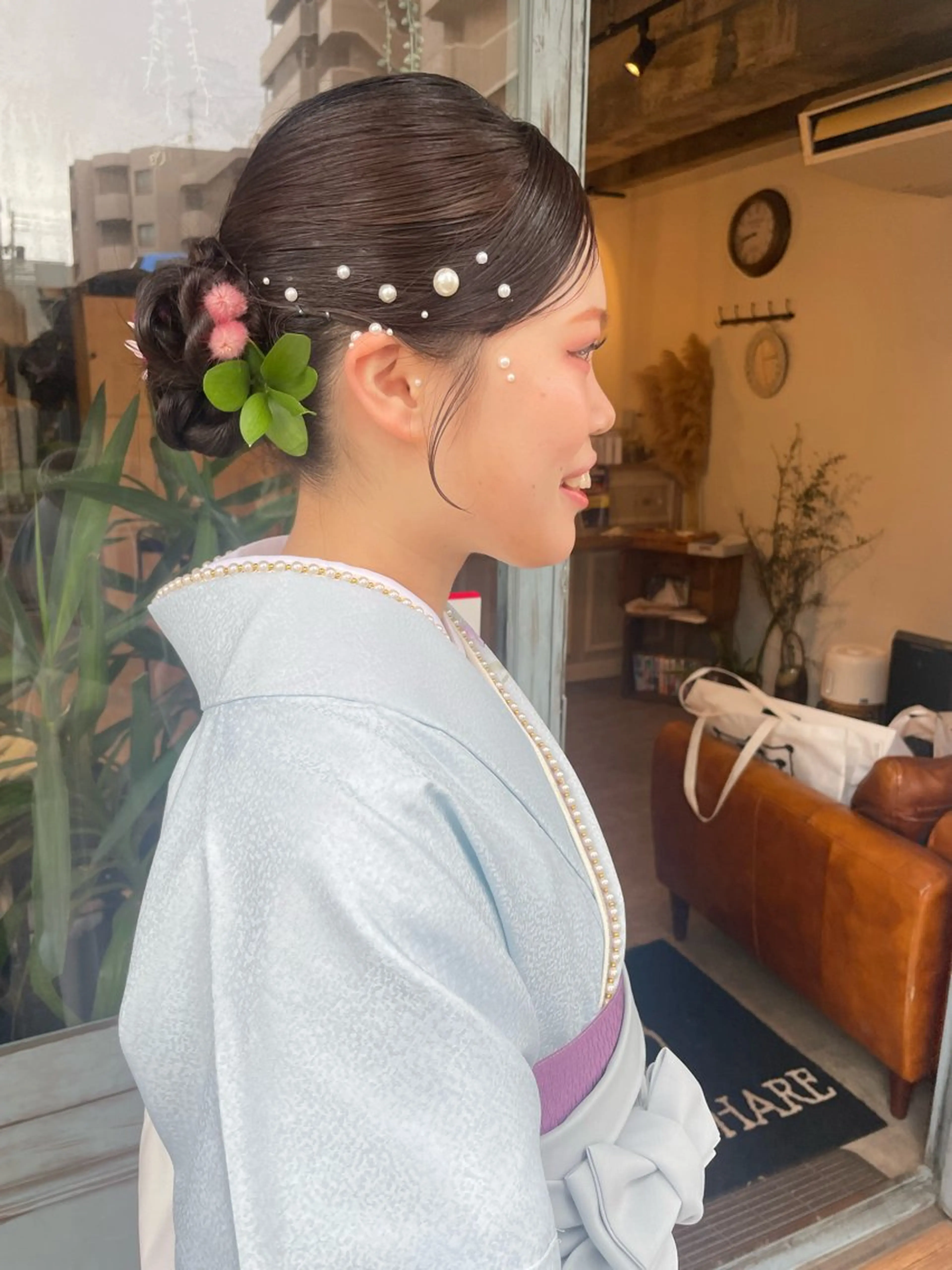 ヘアアレンジ 着付け HARE 川崎晴佳のヘアスタイル