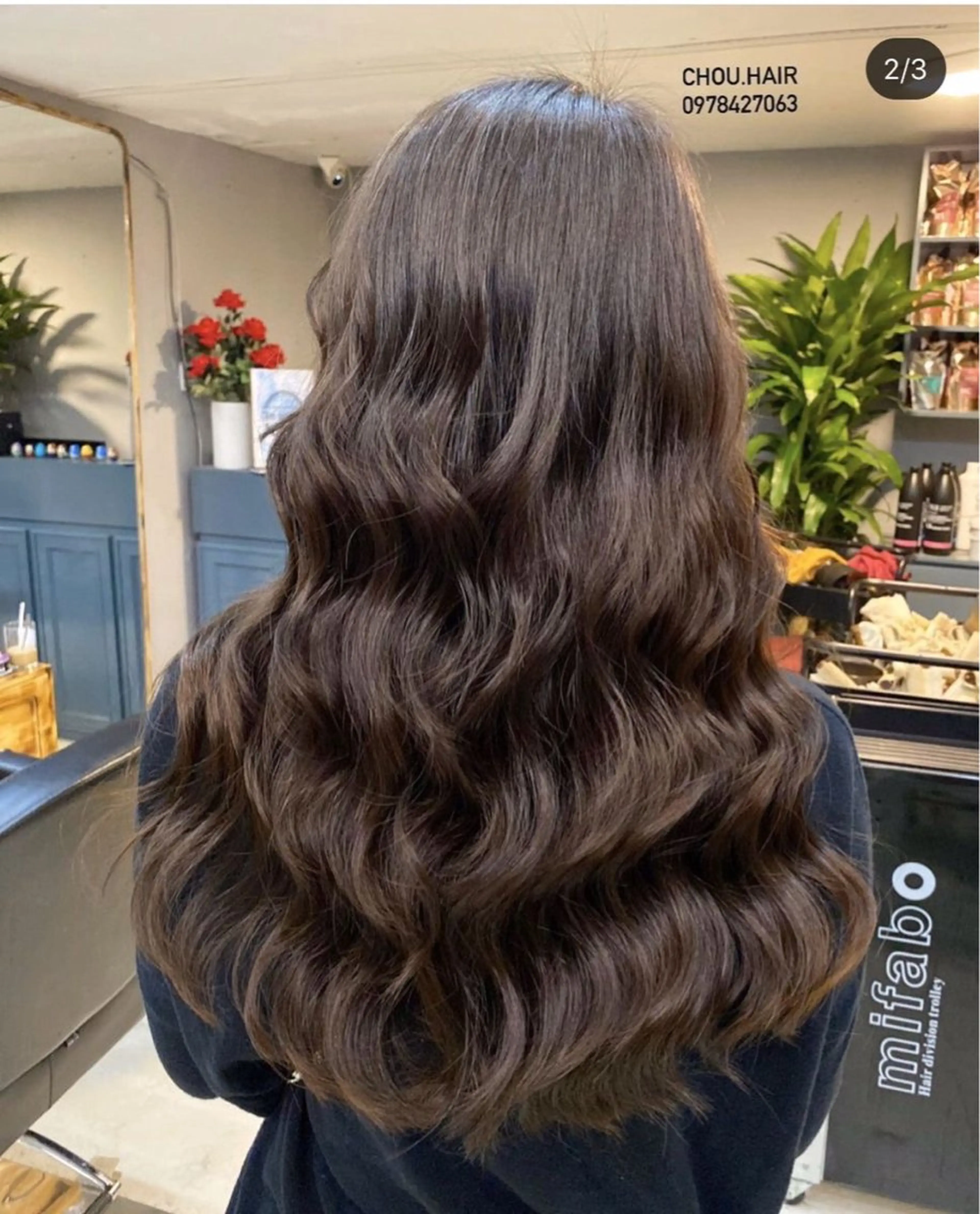 ロング カラー パーマ カット パーマ 表参道/髪質改善・ 透明感 colorのヘアスタイル