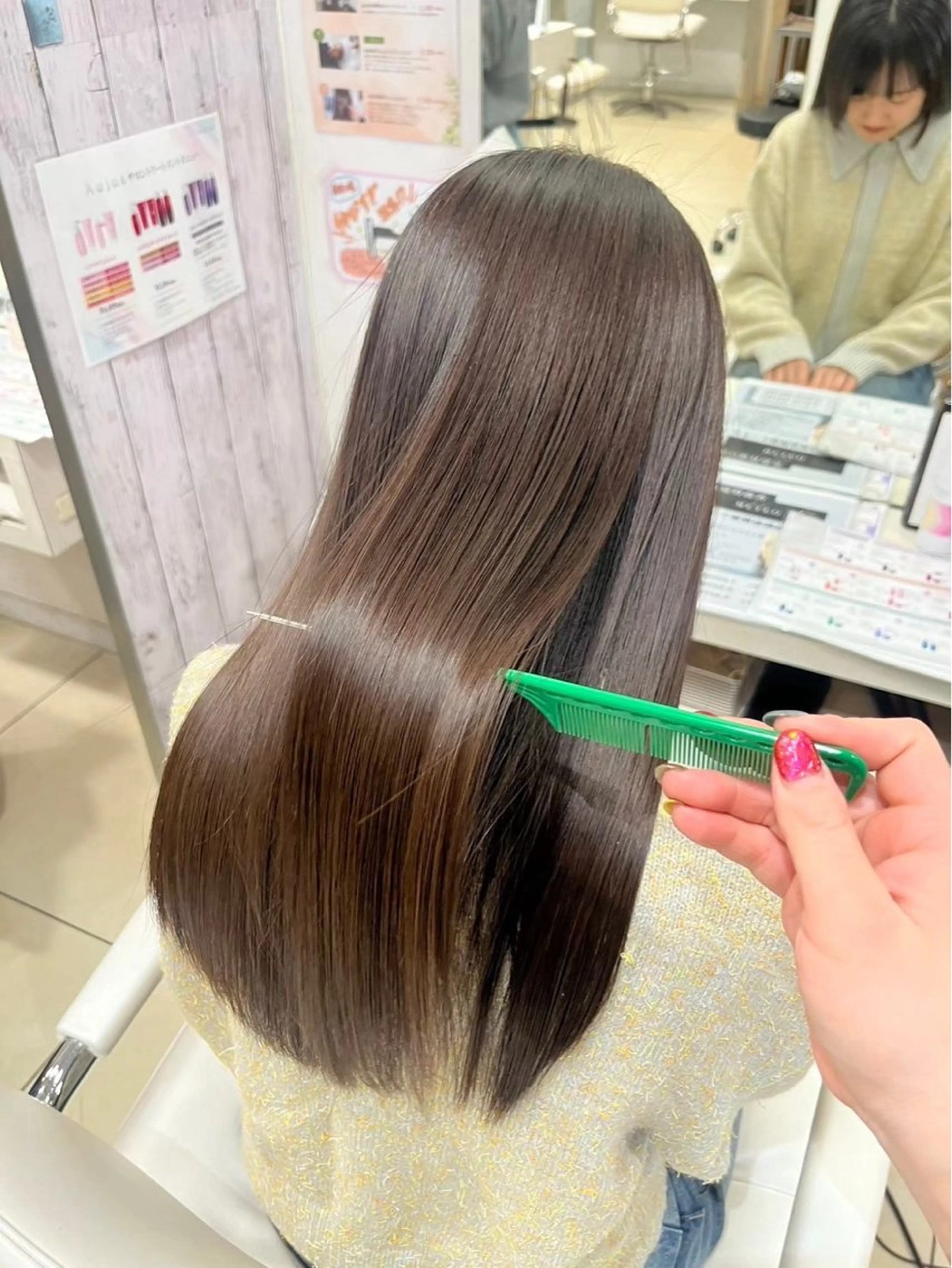 ロング カラー ヘアカラー トリートメント 🎀ゆい🎀 髪質改善🎀のヘアスタイル