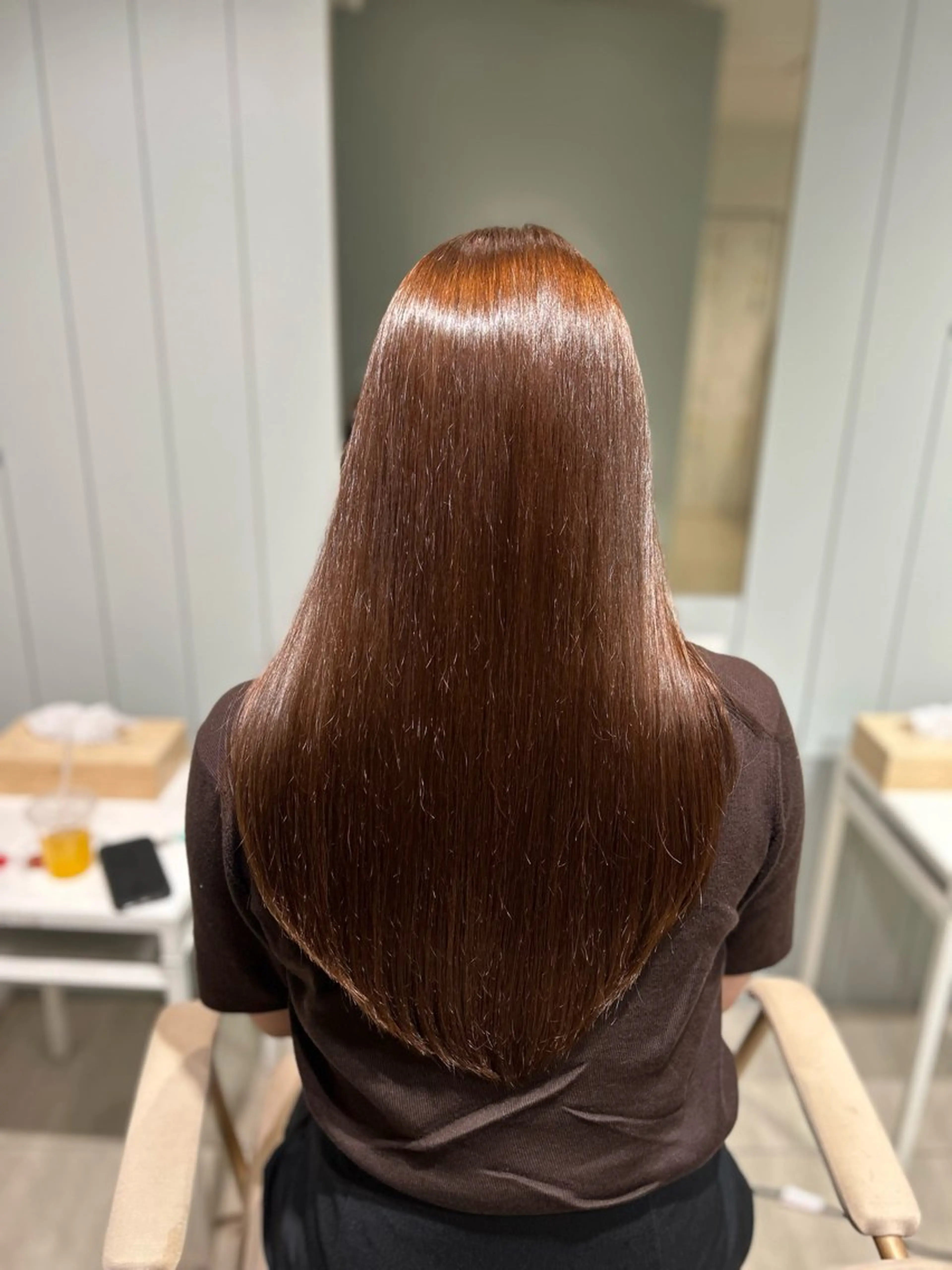 ロング ヘアカラー トリートメント ナカオ/美髪縮毛矯正 /レイヤー/メンズのヘアスタイル