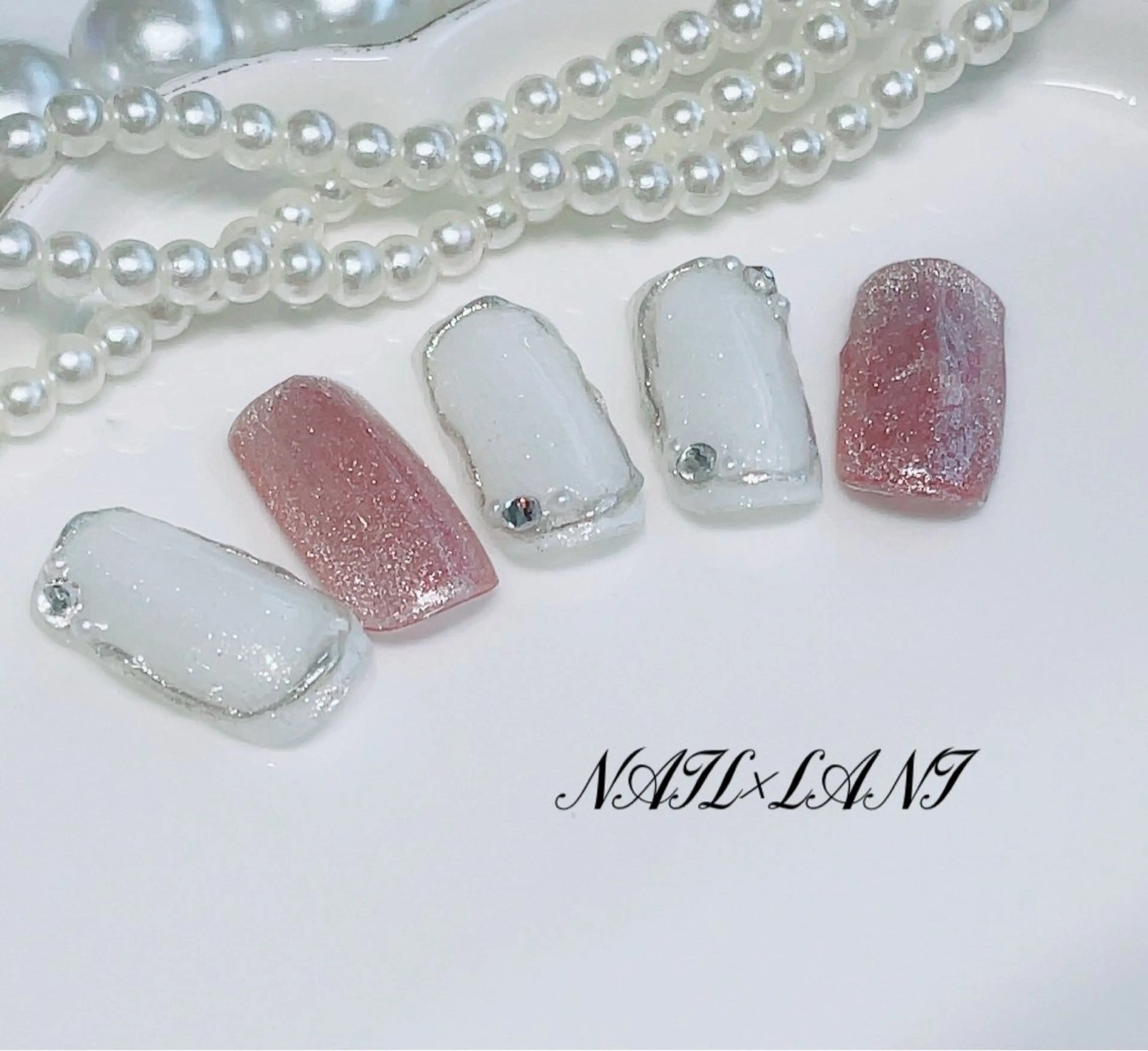 ネイル フットネイル ジェルネイル マグネットネイル パラジェル 練馬駅近ネイルラニ 不細工爪90分で美爪のネイルデザイン