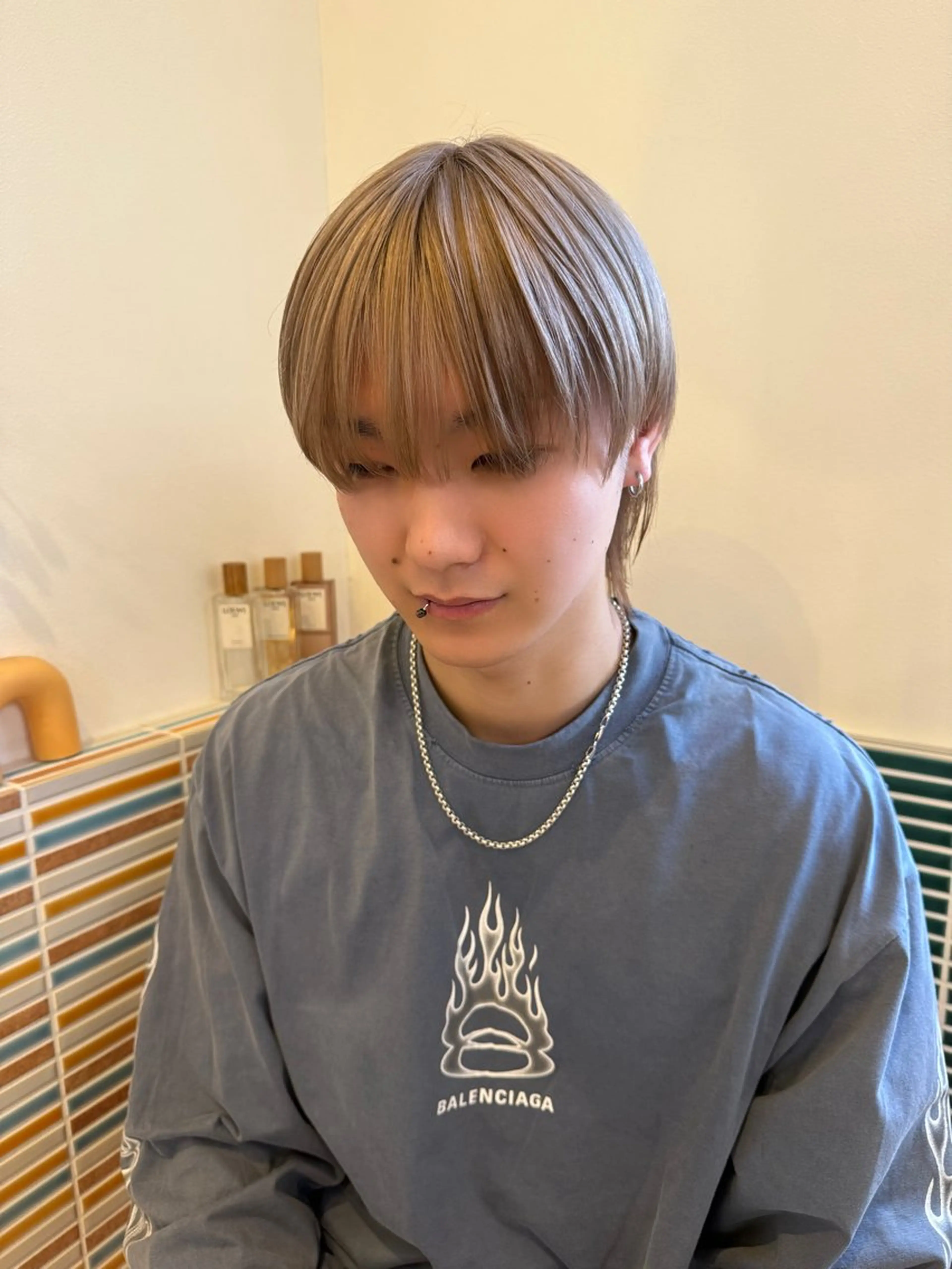 カラー メンズ カラー特化/ブリーチ 梅田中崎町/あかりのヘアスタイル