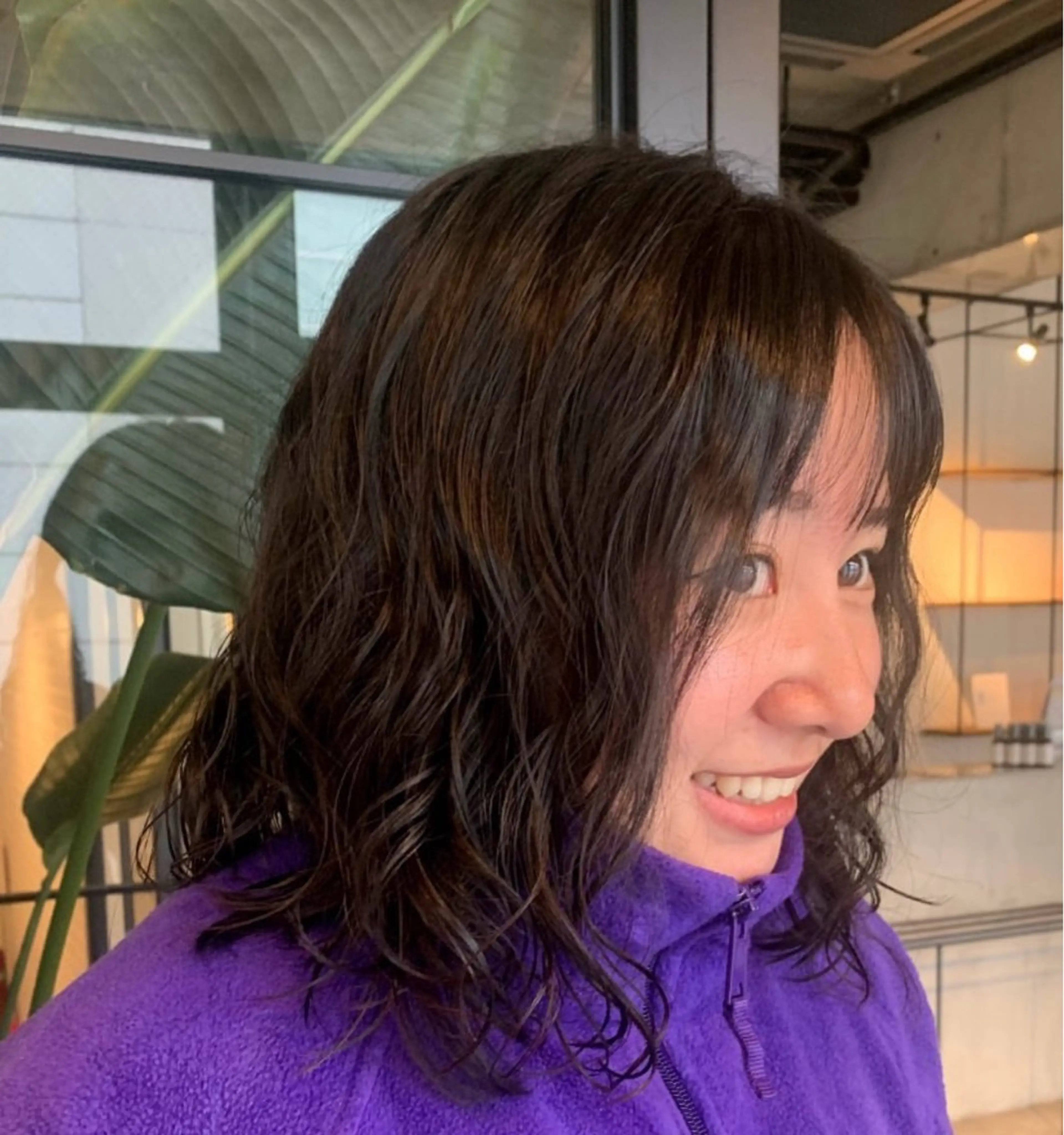 ミディアム 新潟/万代/レイヤー 韓国風/明間未来のヘアスタイル