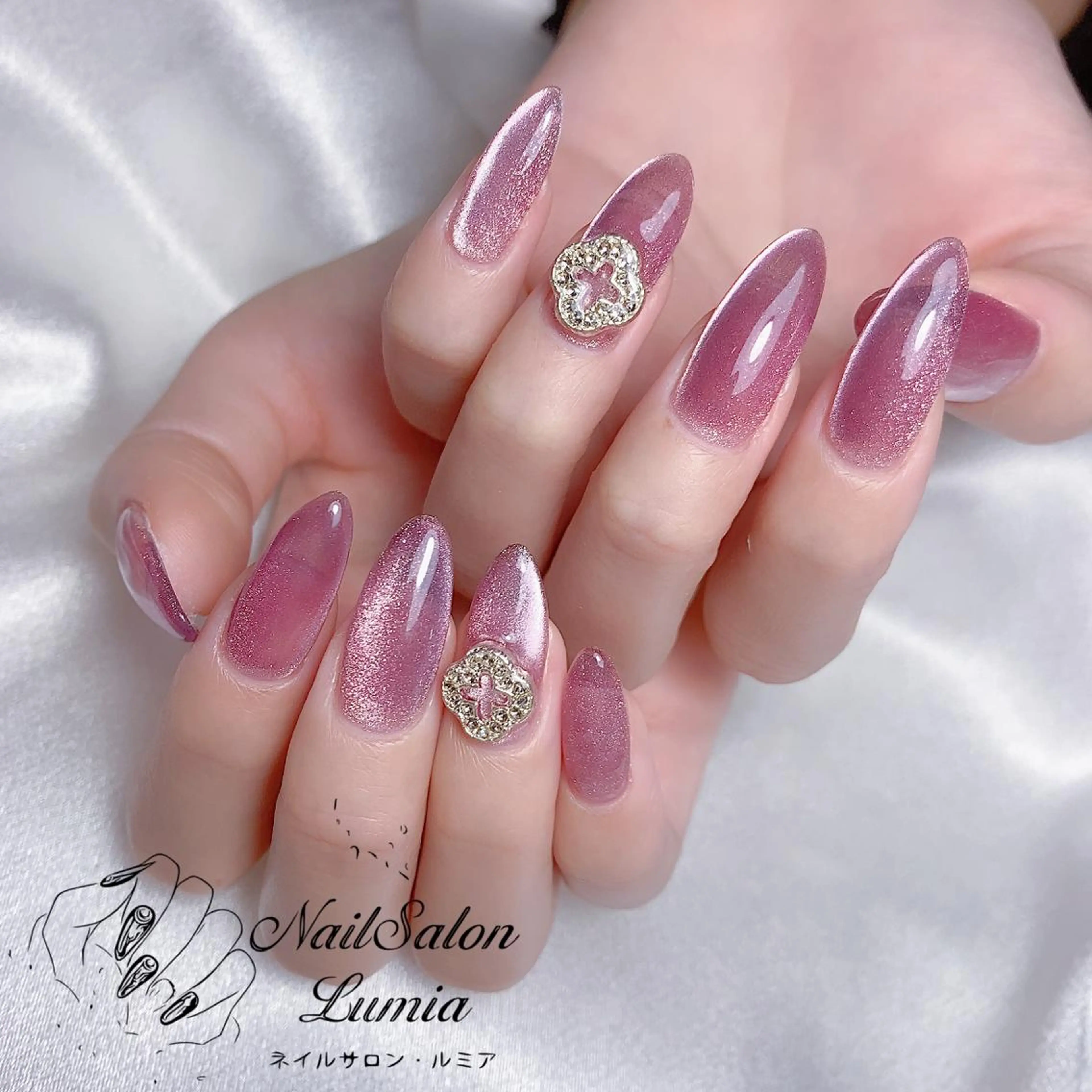 ネイル ハンドネイル ネイルサロン ルミア Lumia 店長のネイルデザイン