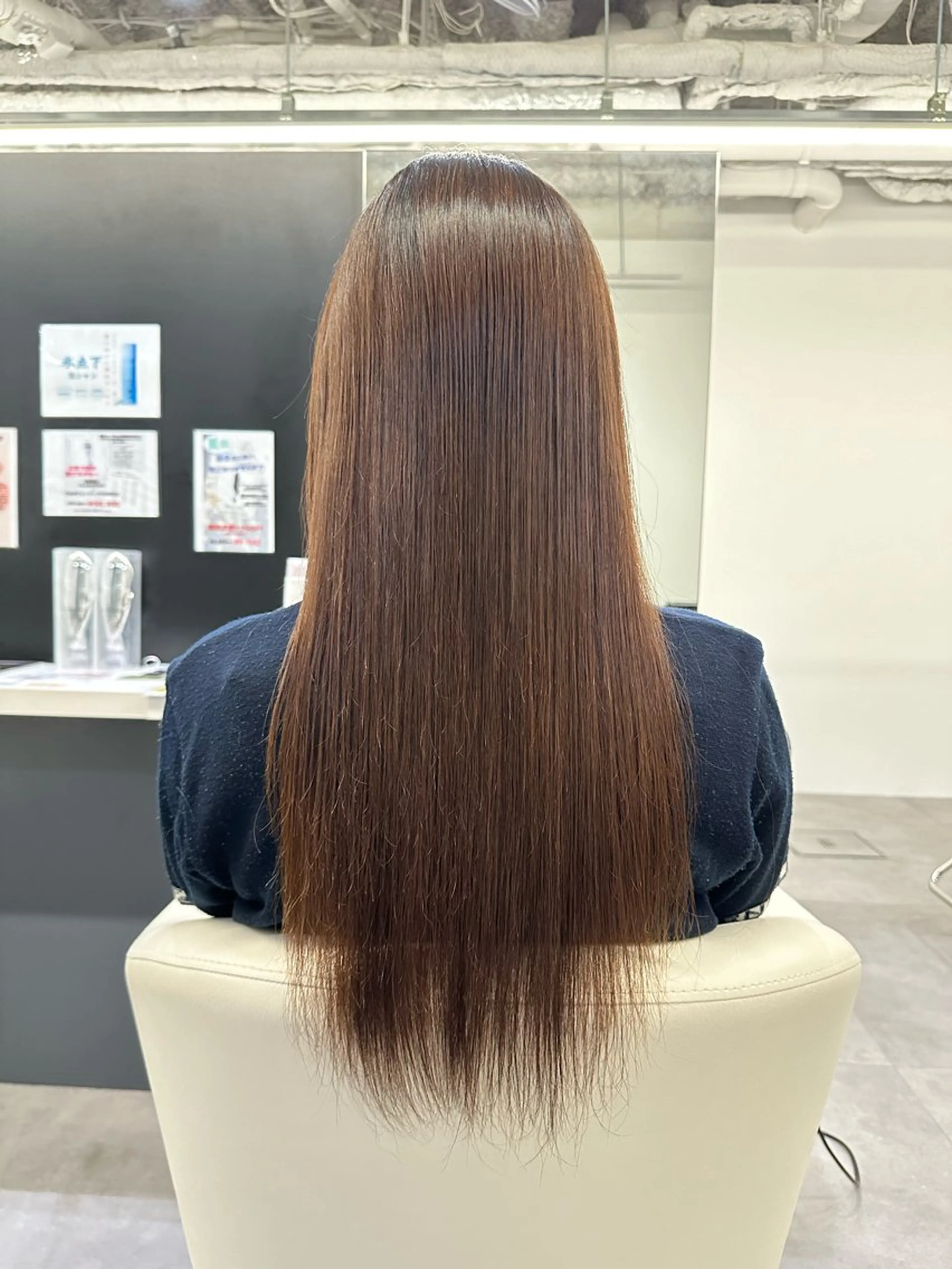 ロング 髪質改善 トリートメント 縮毛矯正 トリートメント アンニュイヘア/ 顔周りカット/眞弓萌のヘアスタイル