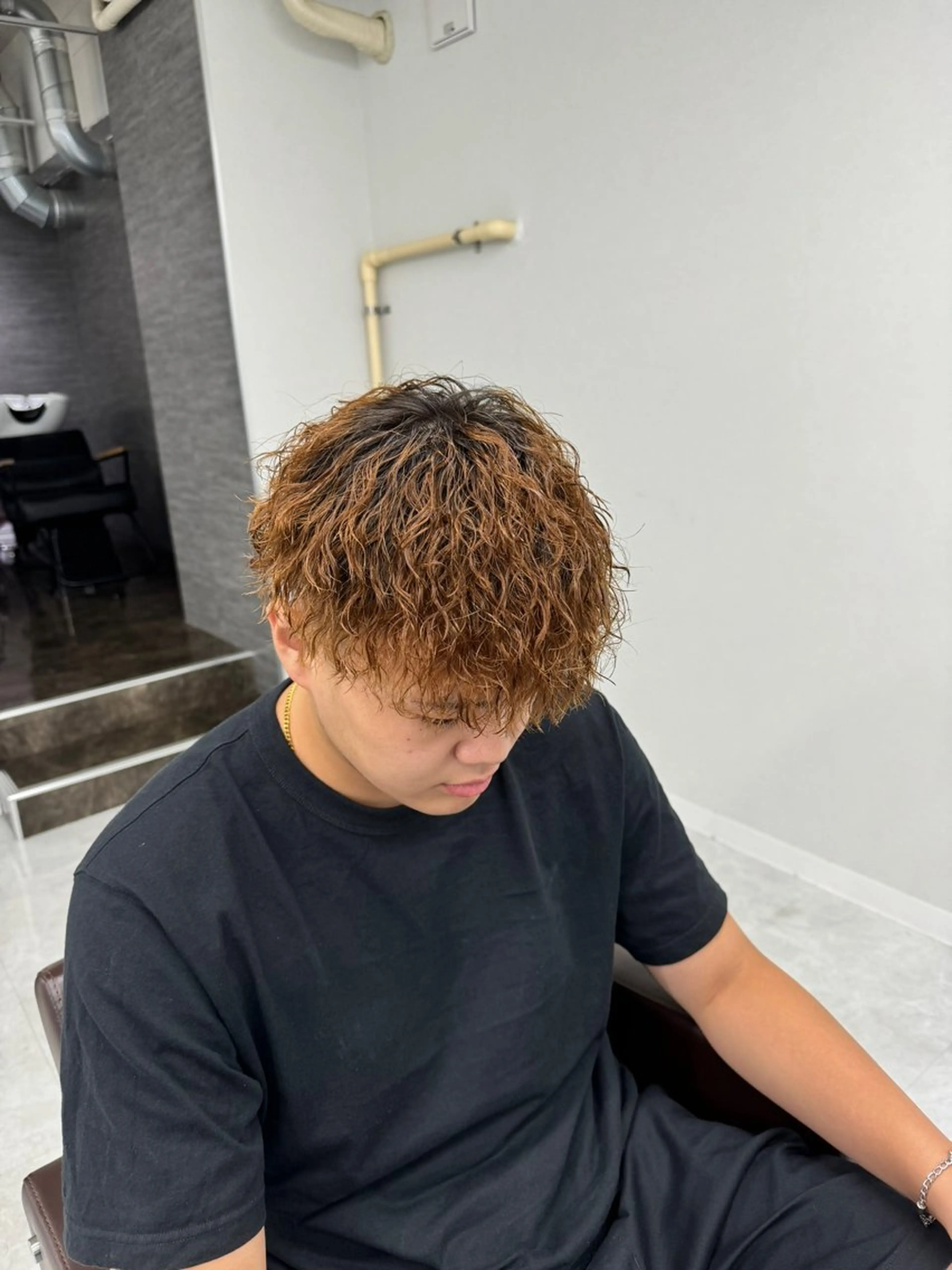 ショート パーマ メンズ カット パーマ メンズパーマ名人 TAKUMAのヘアスタイル