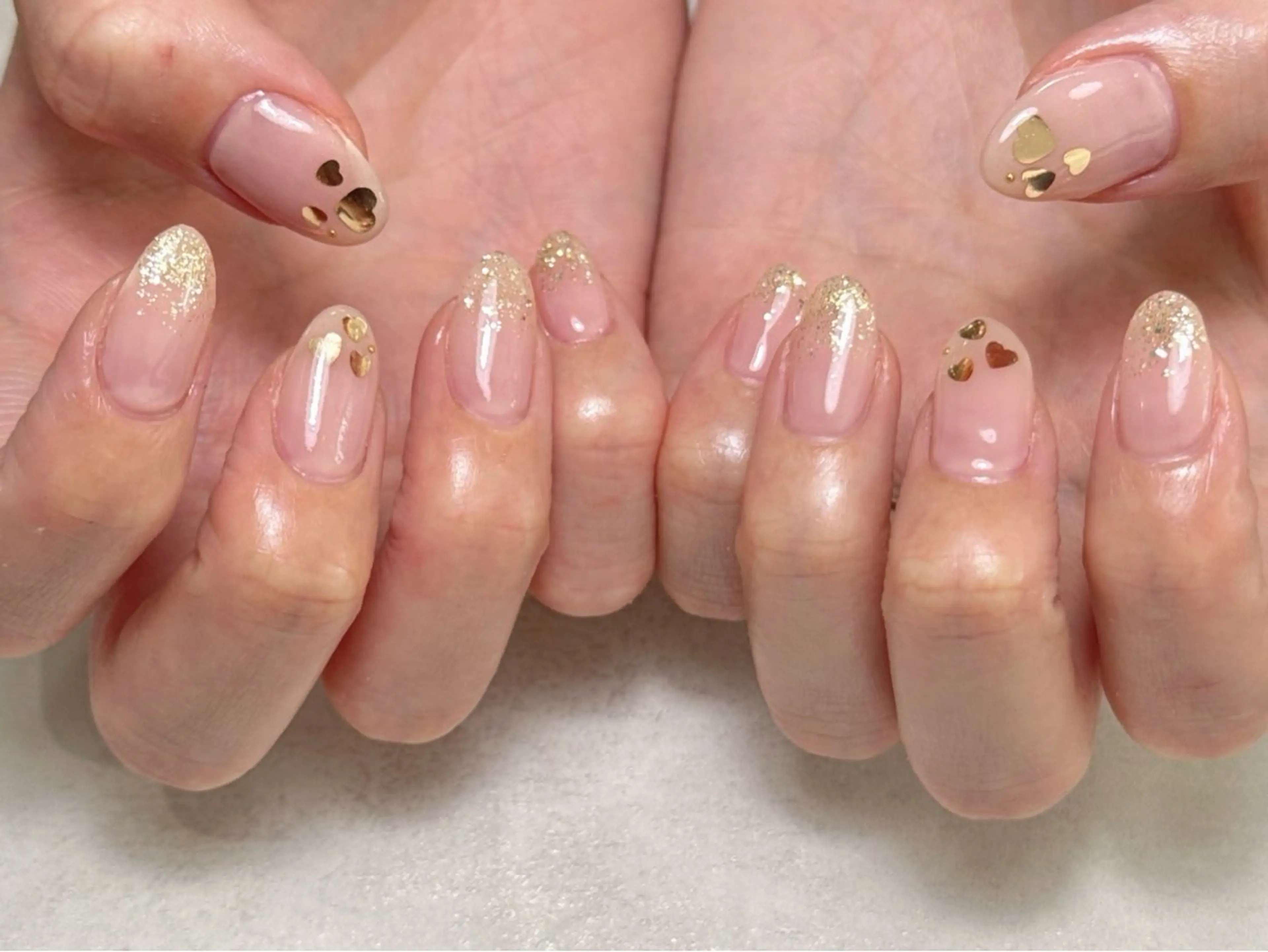 ネイル ハート Li-fra MIZUKIのネイルデザイン