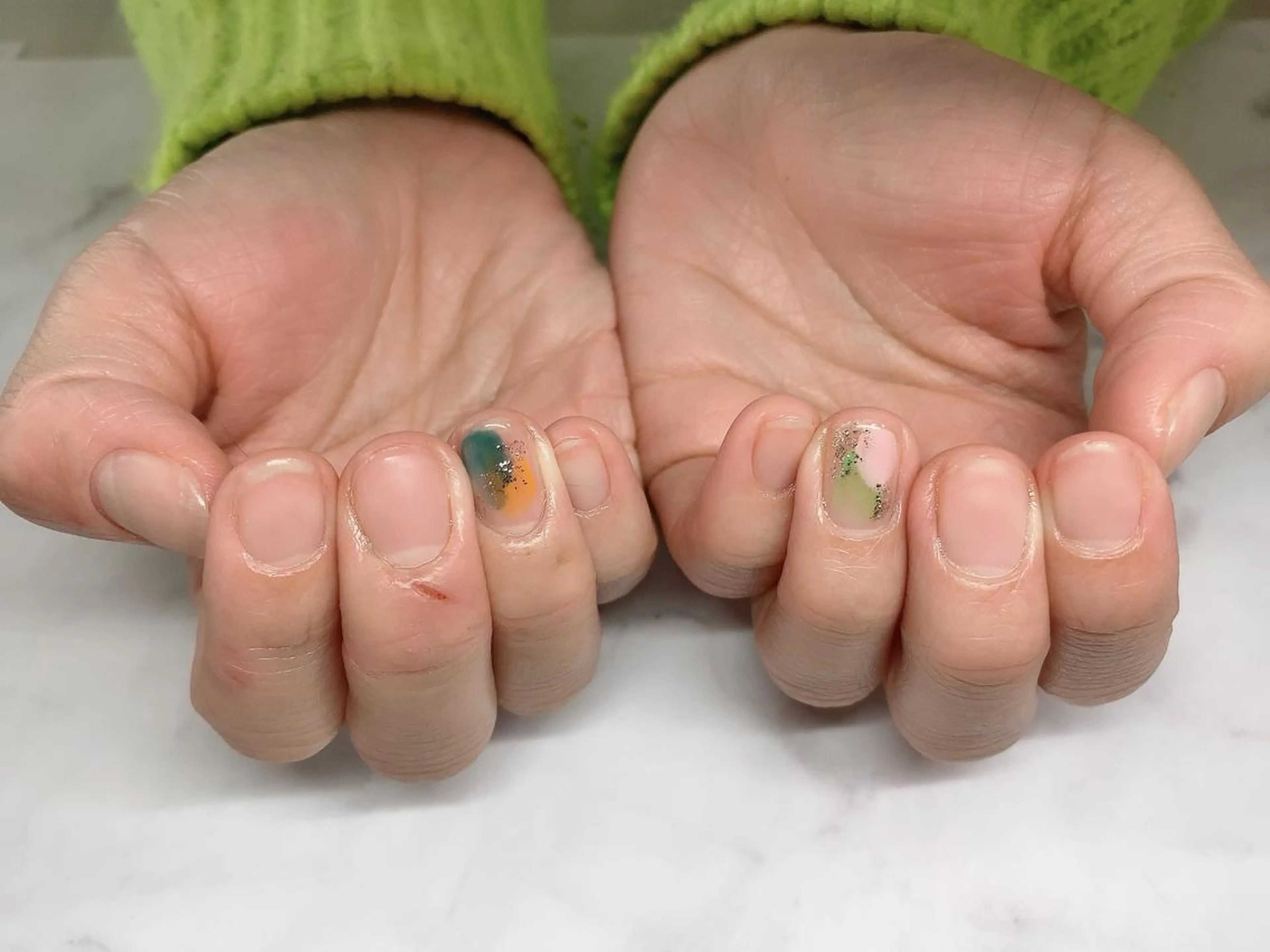 ネイル クリアネイル ジェルネイル マットネイル JIFFY所属・JIFFY nailstudioのネイルデザイン