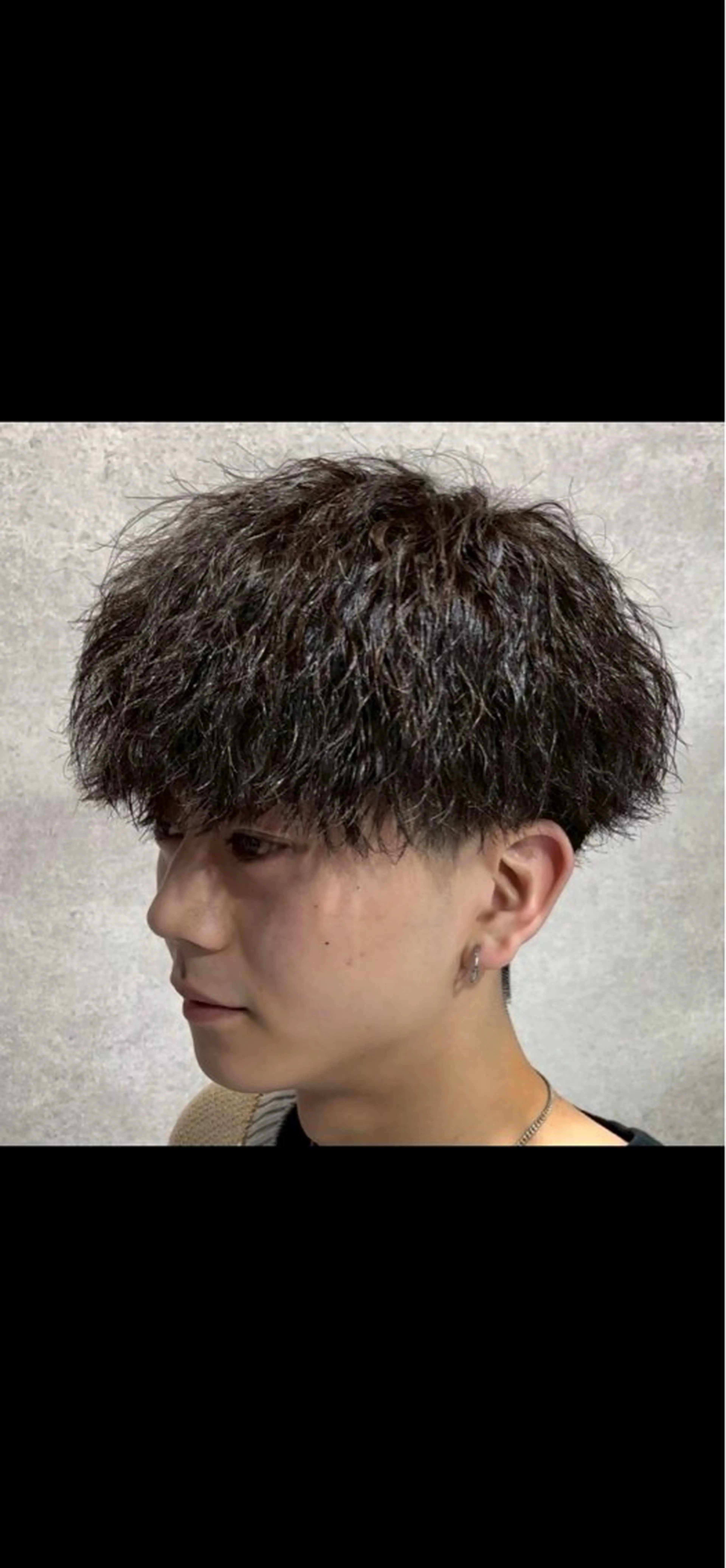 ショート パーマ メンズ マッシュ カット ヘアカラー パーマ トリートメント ヘッドスパ ヘアセット トレンド🔥メンズ 特化⚡️網野裕希のヘアスタイル