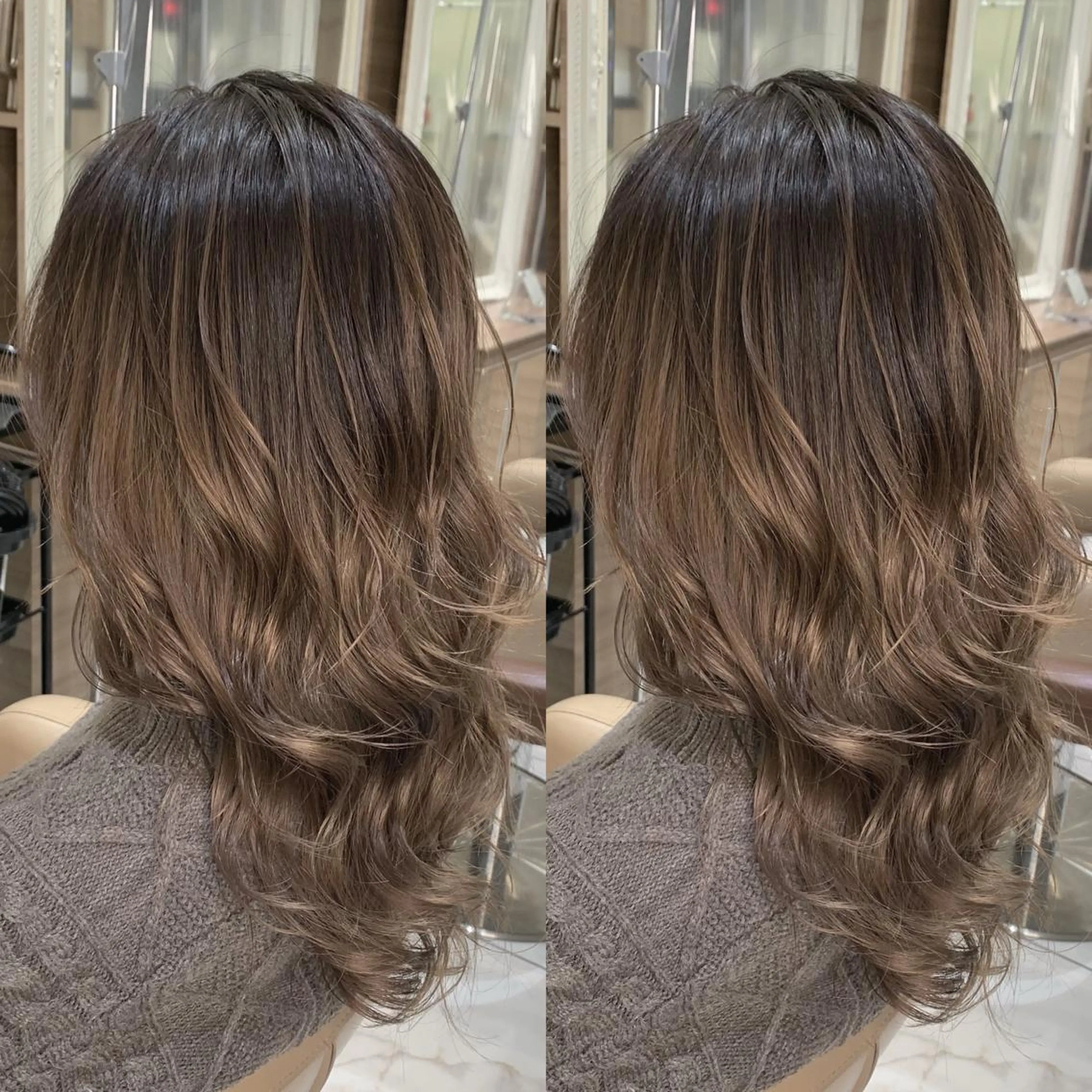 セミロング カラー ヘアアレンジ 【ボブ・ショート】 Ash茗荷谷店のヘアスタイル