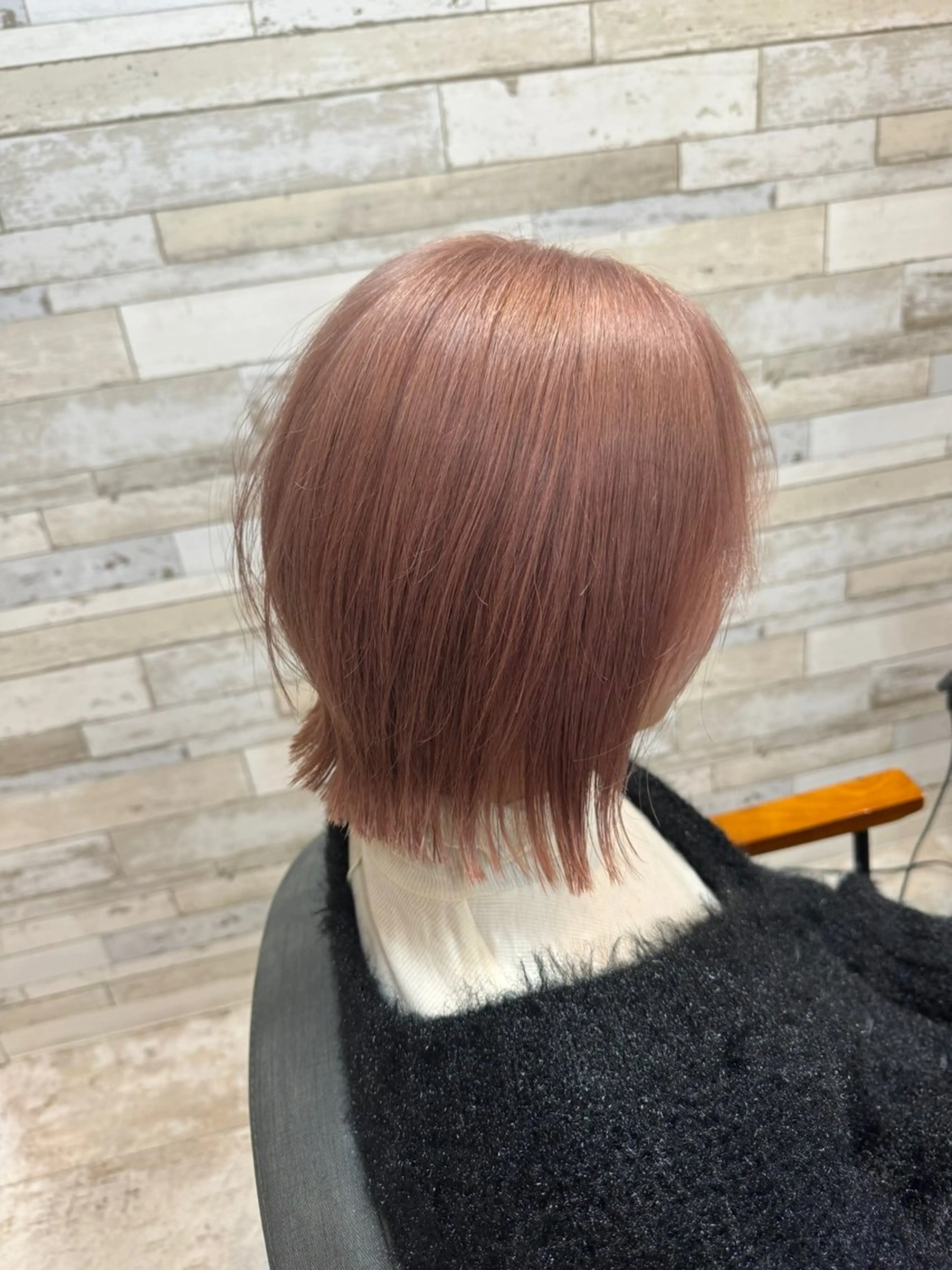 カット+ケアブリーチ+カラー+3stepトリートメントの写真