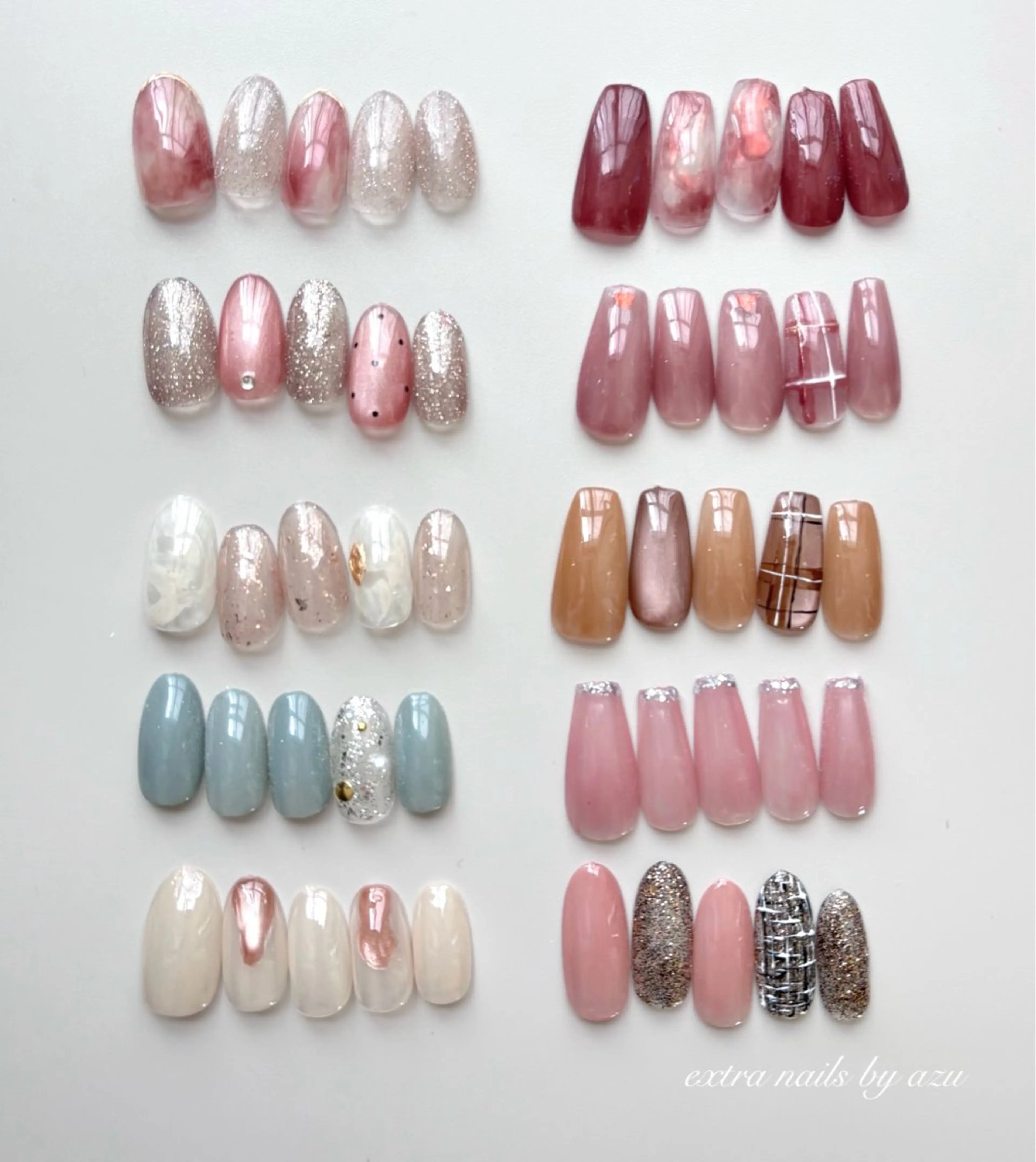 【人気No.2】定額✨シンプルコース　(アートは20種類以上)オフィスネイル向けの写真