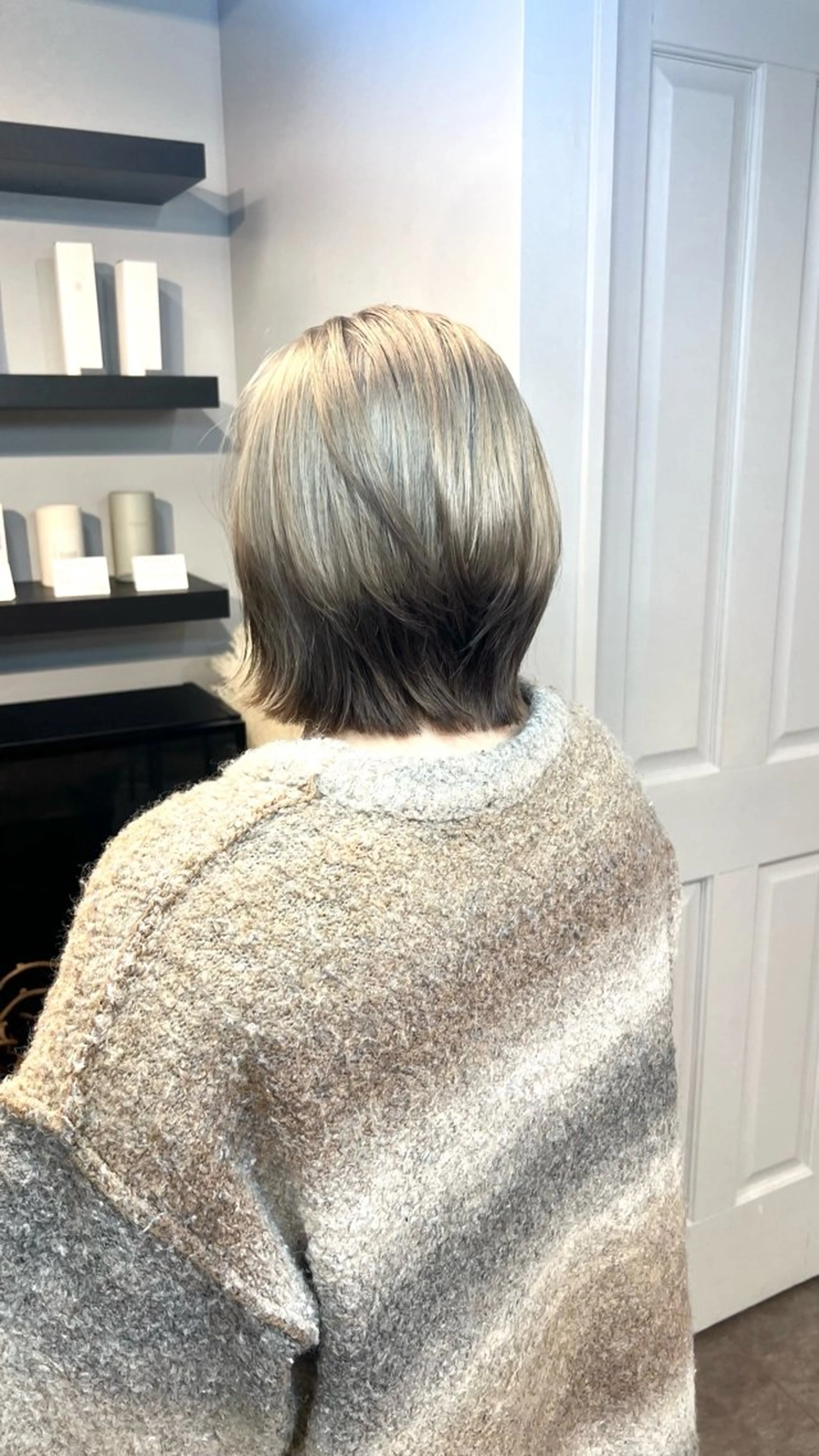 ミディアム カラー ヘアカラー ミルクティー/ピンク /ブロンド 咲良のヘアスタイル