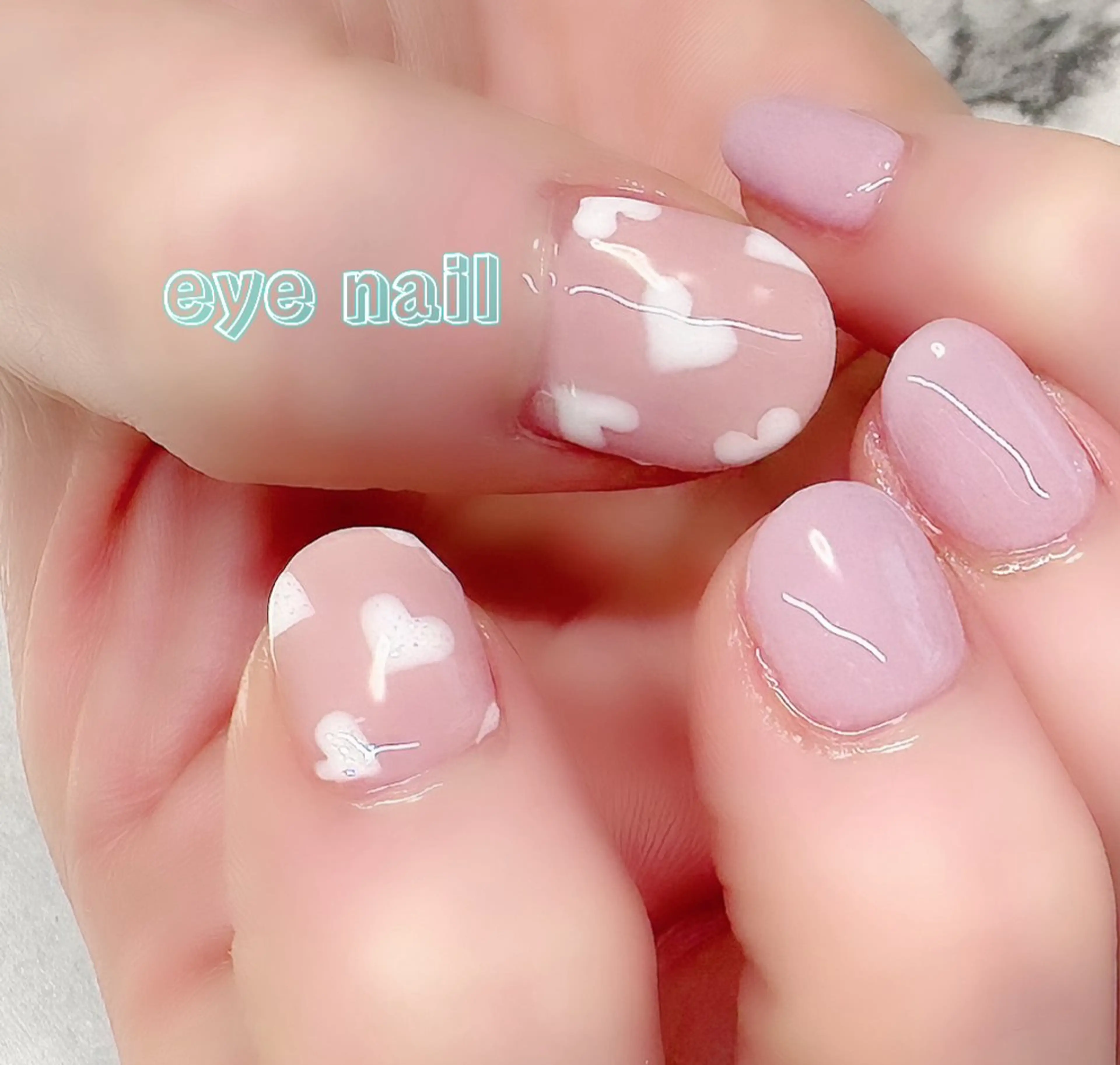 新規【オフなし　アート2本コース】ワンカラーorラメグラ＋アート2本/持ち込みデザイン可の写真