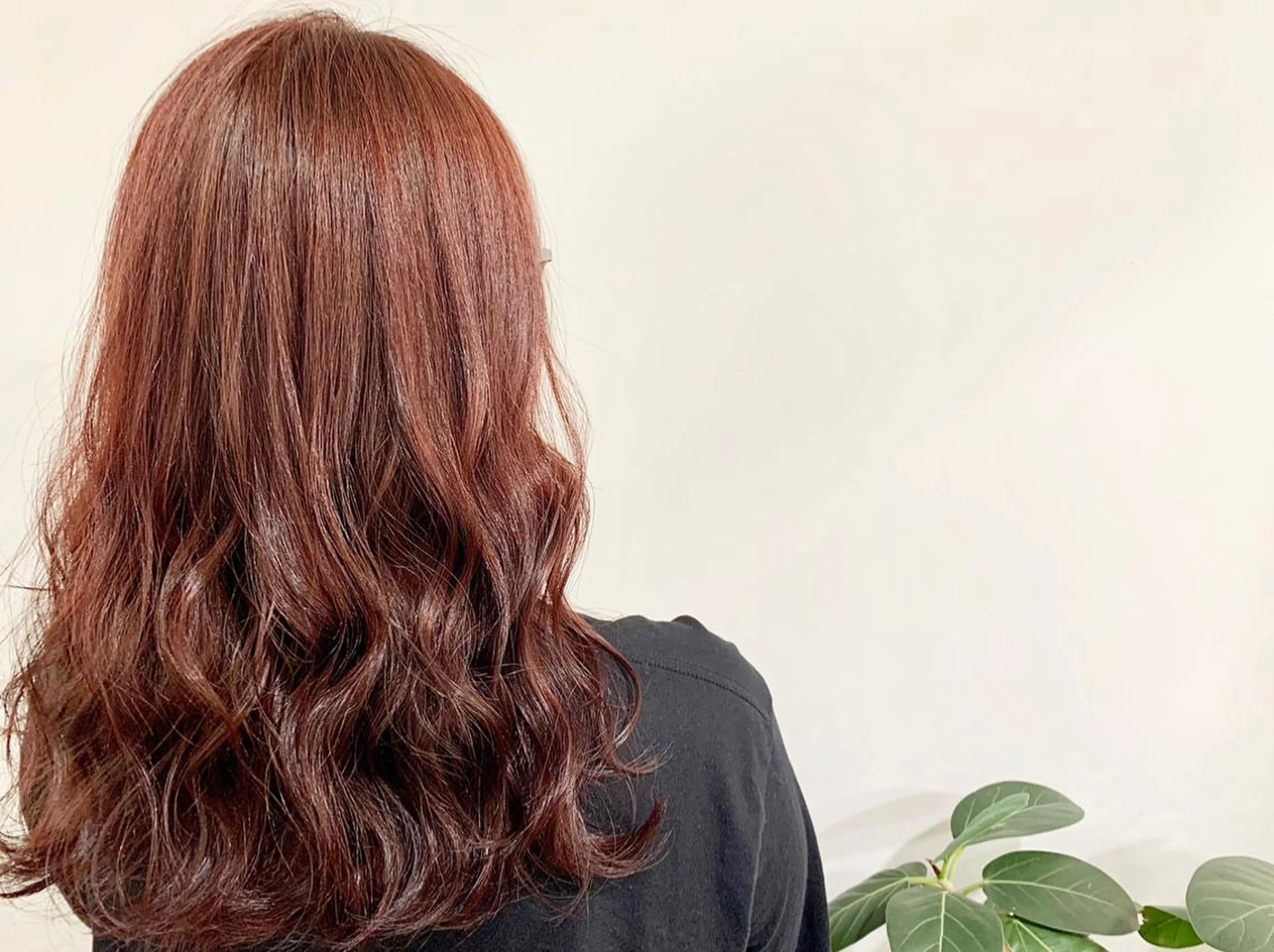 ロング カラー ヘアカラー トリートメント あべ ゆうかのヘアスタイル