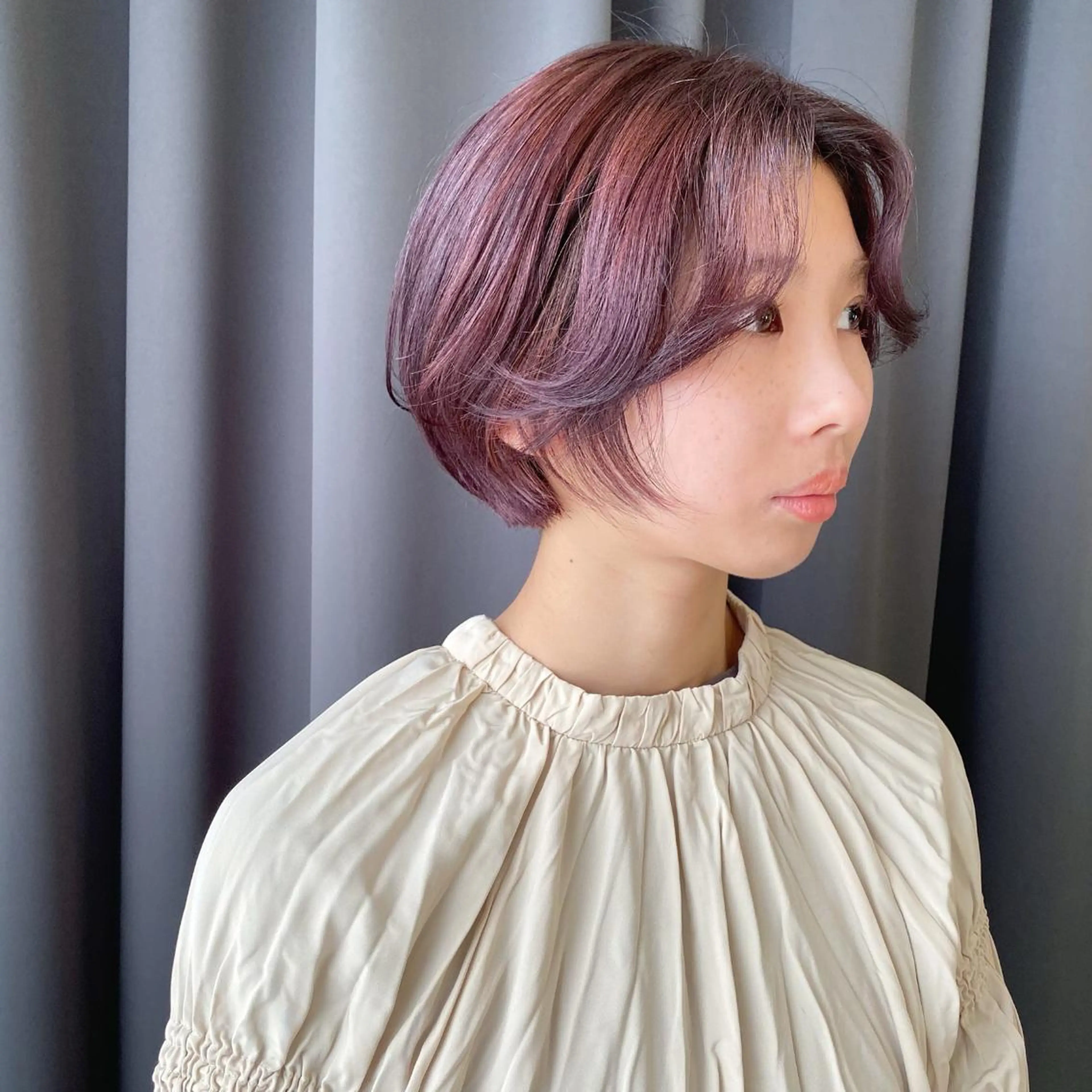 ショート カラー ショートボブ ボブ ショートヘア ORIKA 美容室のヘアスタイル