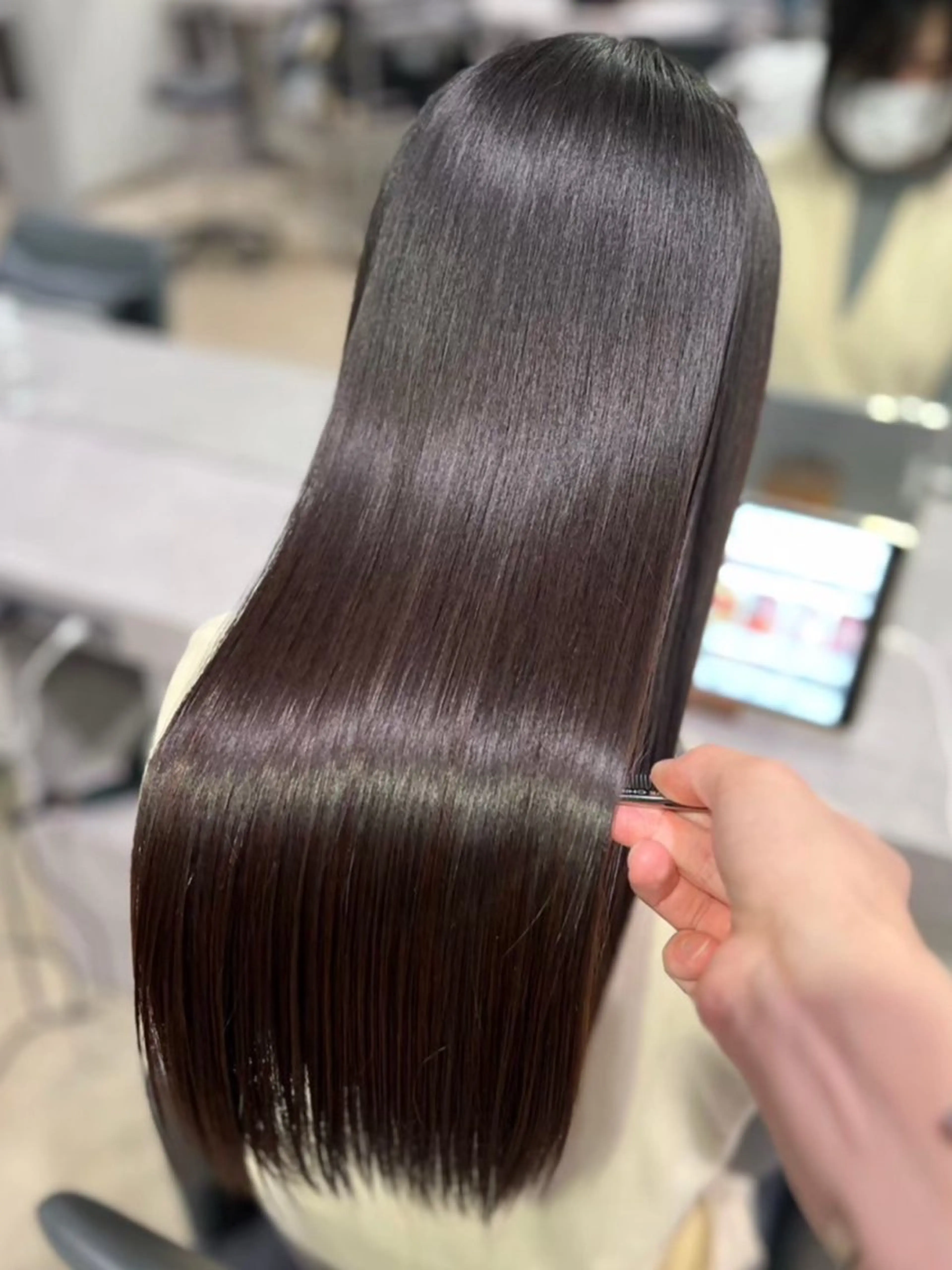 ロング 髪質改善 トリートメント Cure nex the salon所属・今泉 麗樹のヘアスタイル