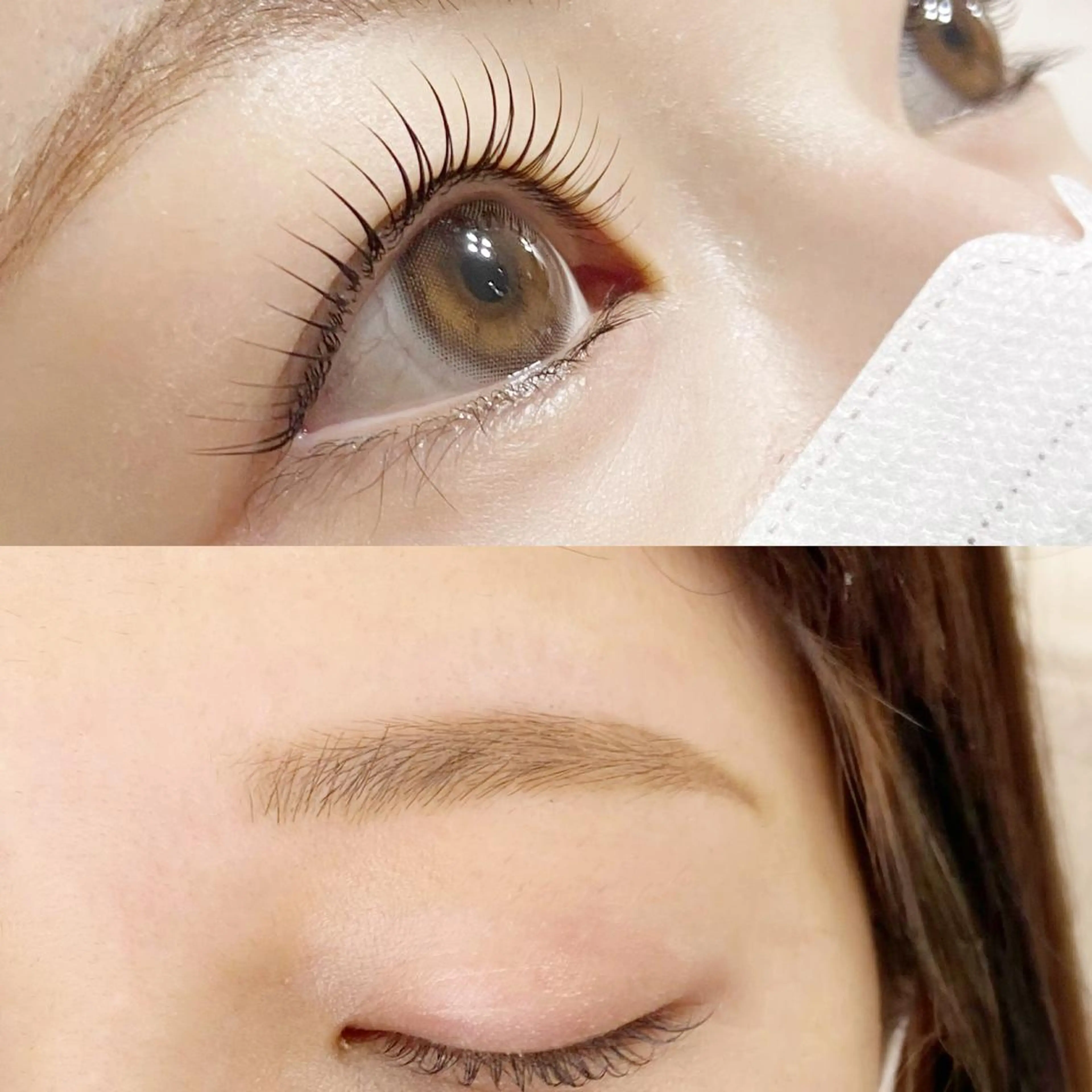 🉐 U24学割 【まつげパーマ上】+【アイブロウWaxスタイリング】間引き込の写真