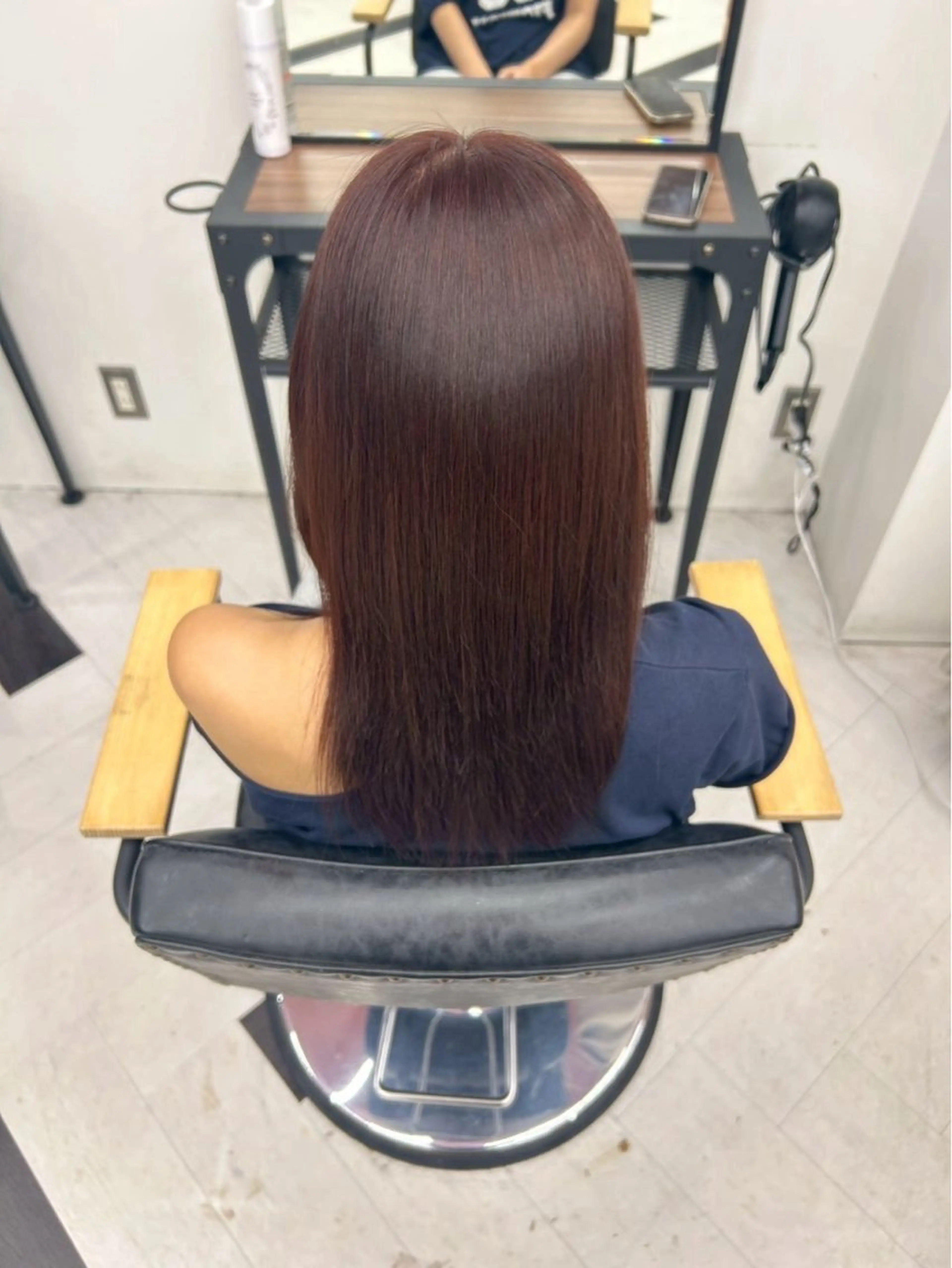 ロング カラー ヘアカラー トリートメント himari💜 暖色カラー/レイヤーのヘアスタイル