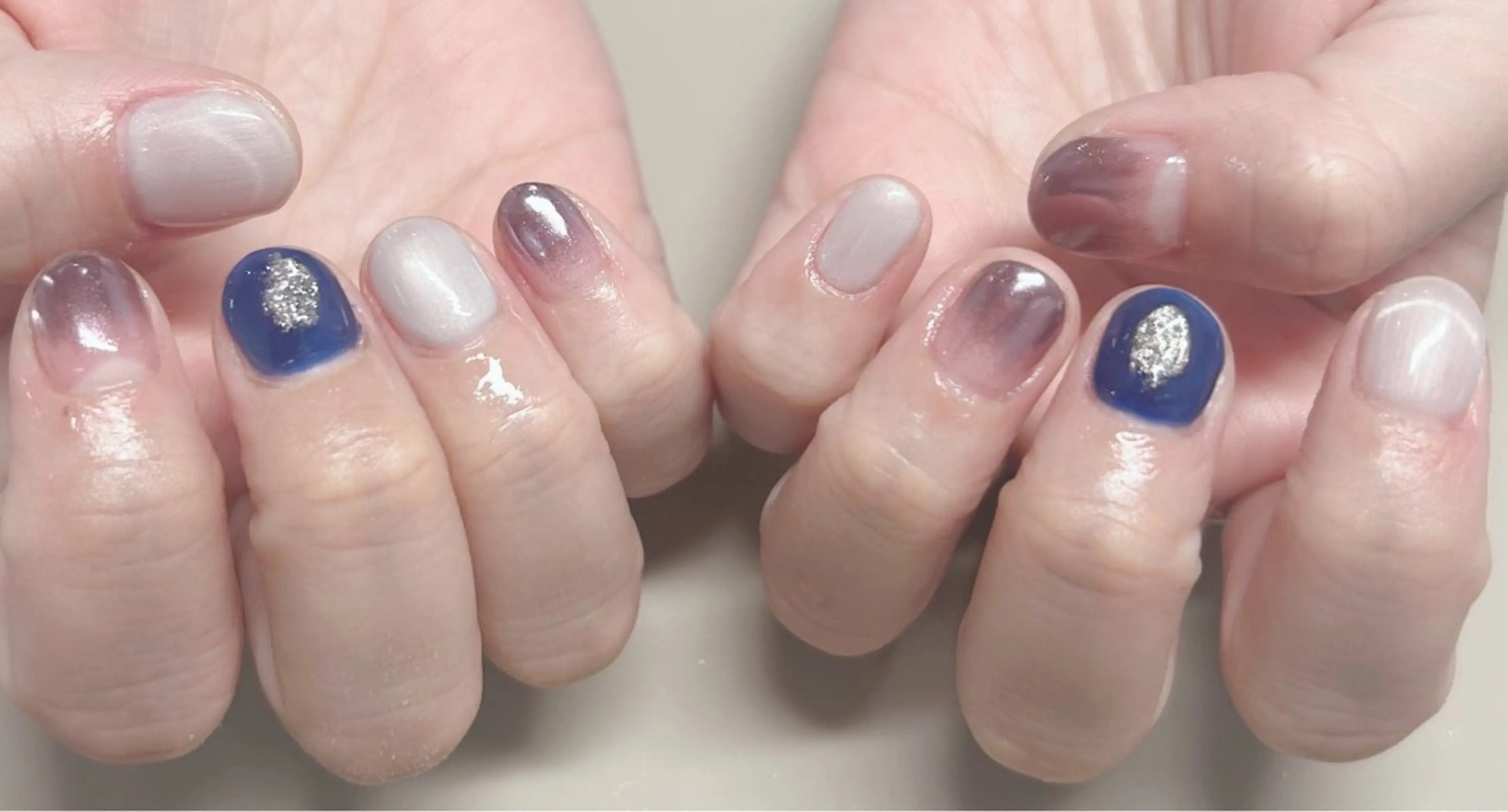 ネイル ニュアンスネイル Rairia nail所属・Rairianail 室橋舞のネイルデザイン