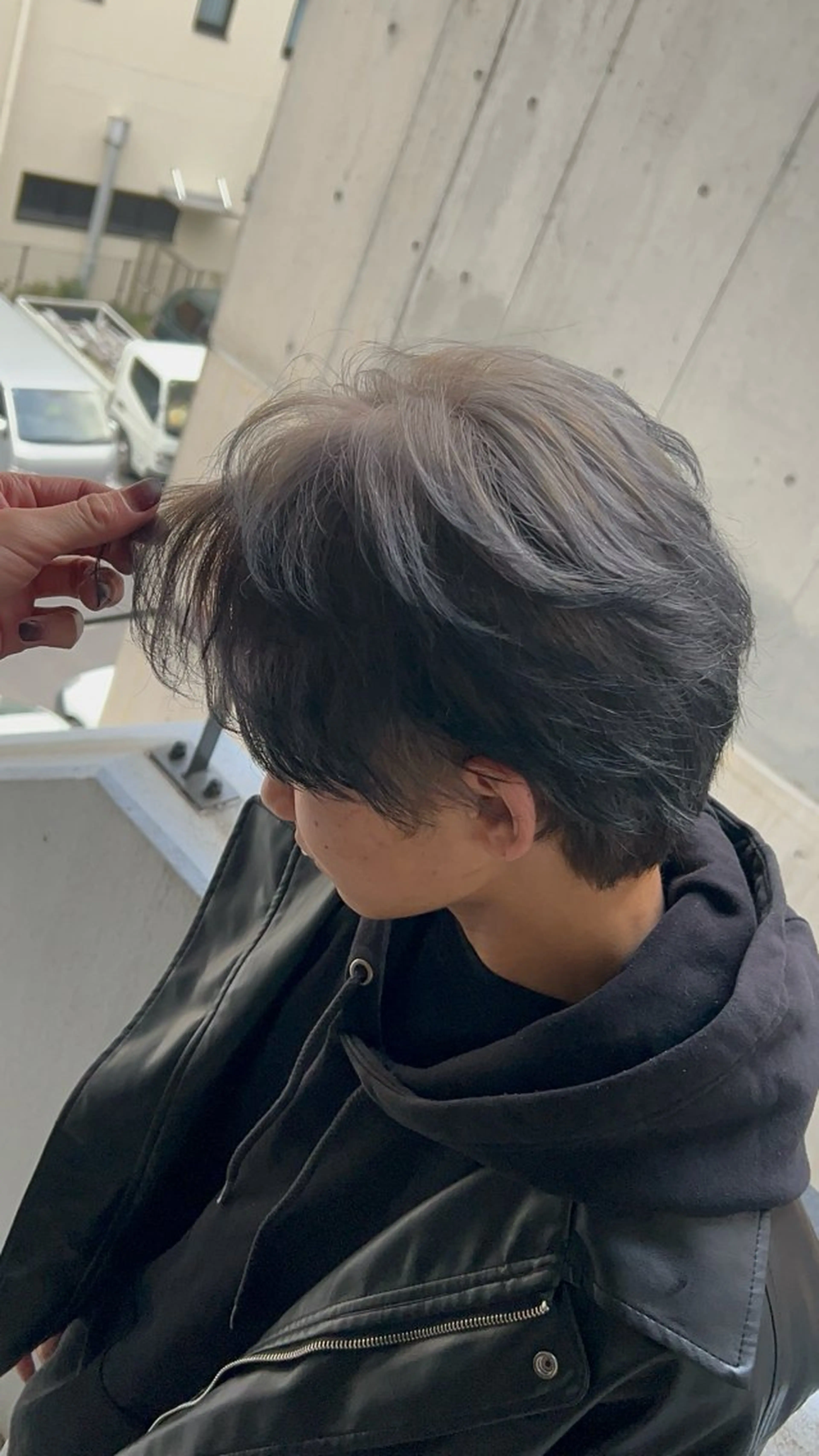 ロング カラー ヘアカラー エフェクトブリーチ／ レイヤーカット／翔のヘアスタイル