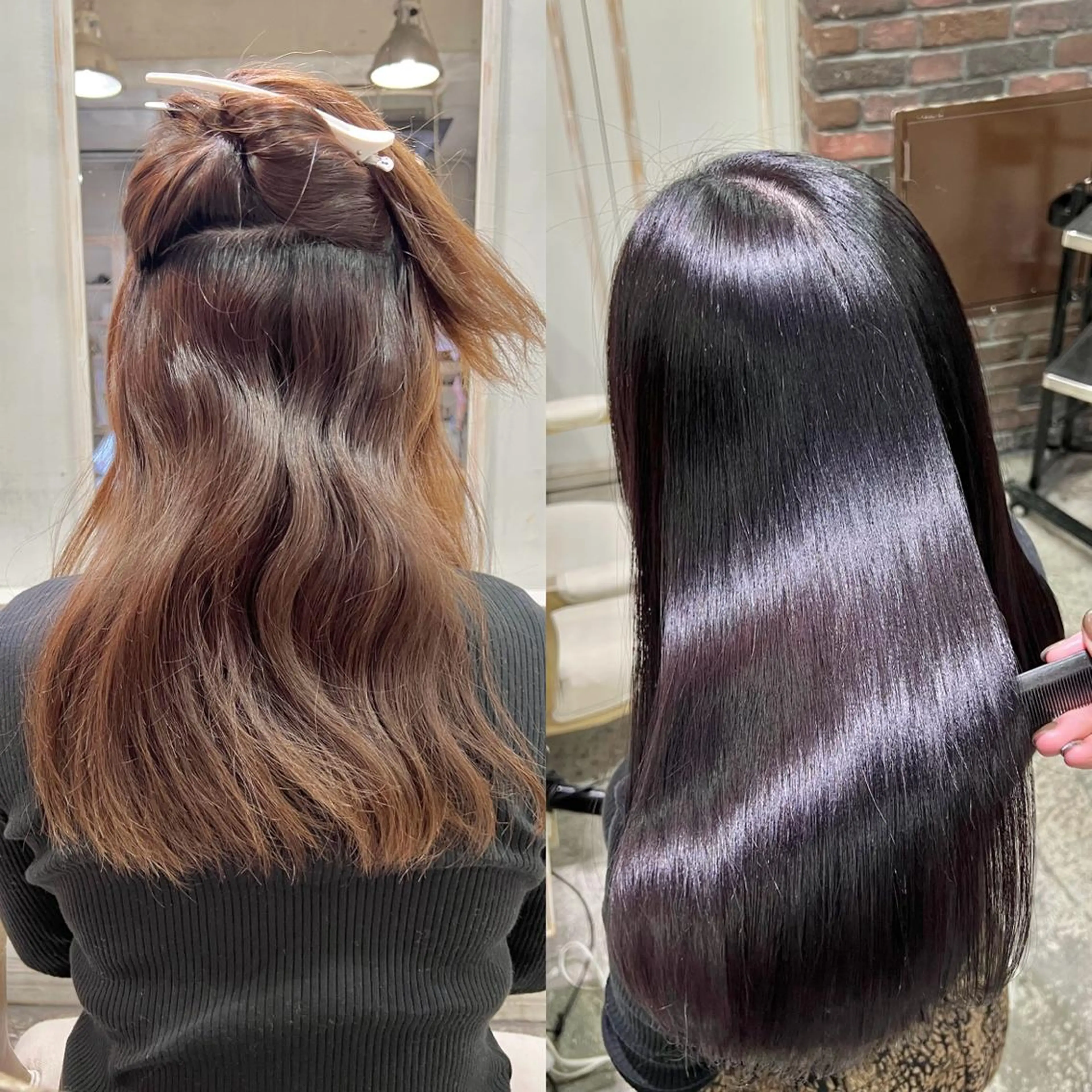 セミロング カラー Siesta所属・📣髪質改善縮毛矯正 特化美容師｜庭田📣のヘアスタイル