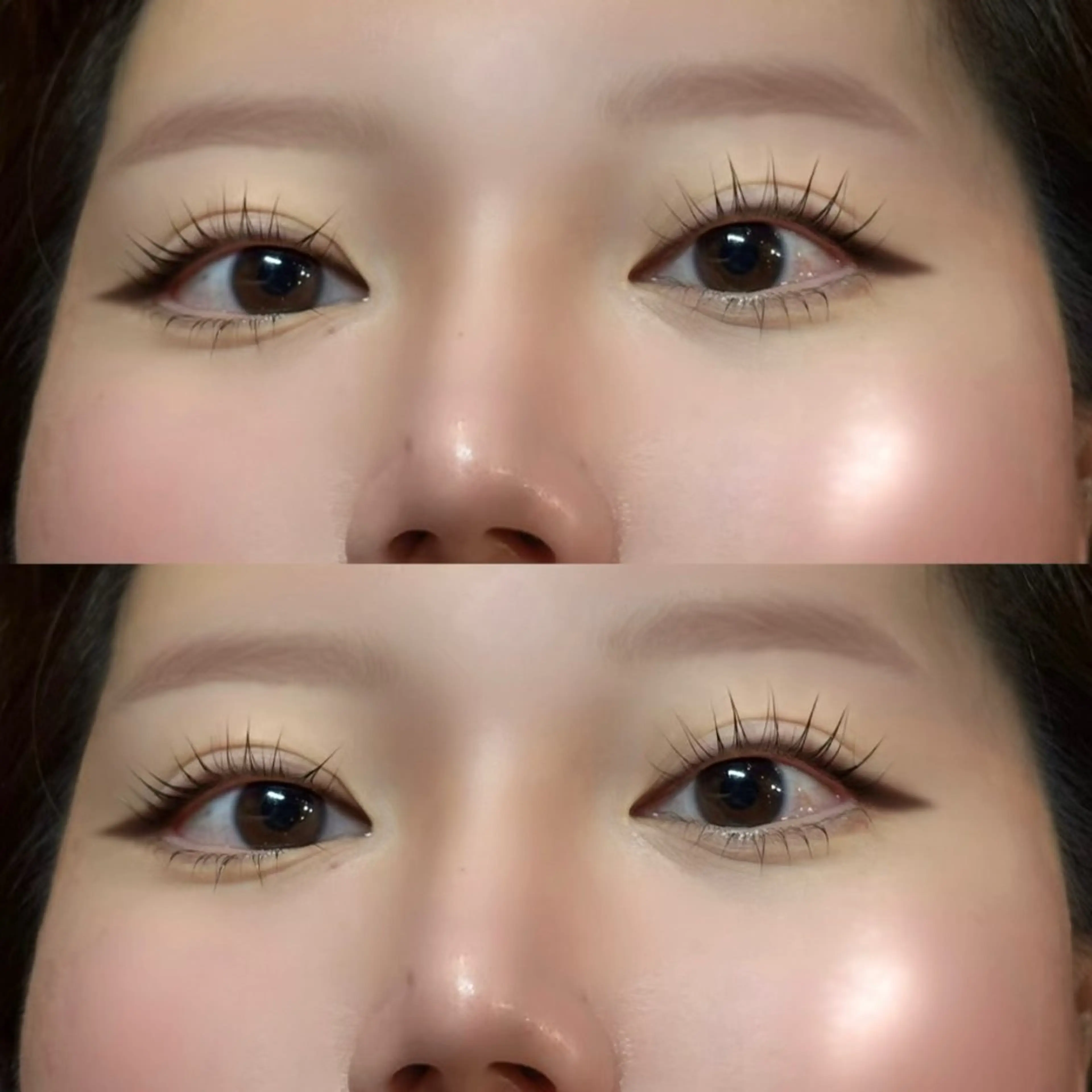 【撮影モデル】メイク時短💄似合わせまつ毛パーマ上下👀の写真