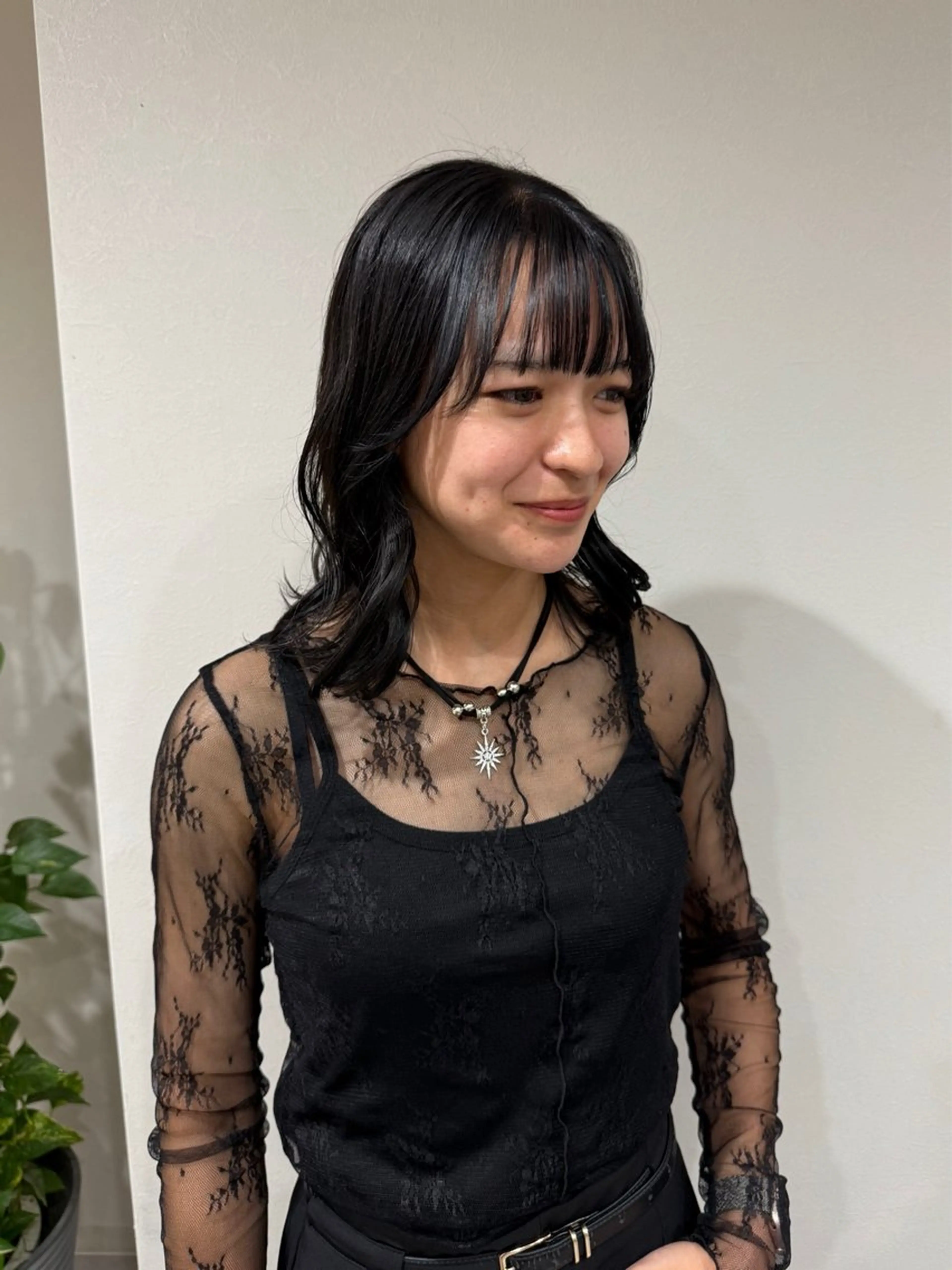 ミディアム カラー カット ヘアカラー neneka レイヤーカット🍀のヘアスタイル