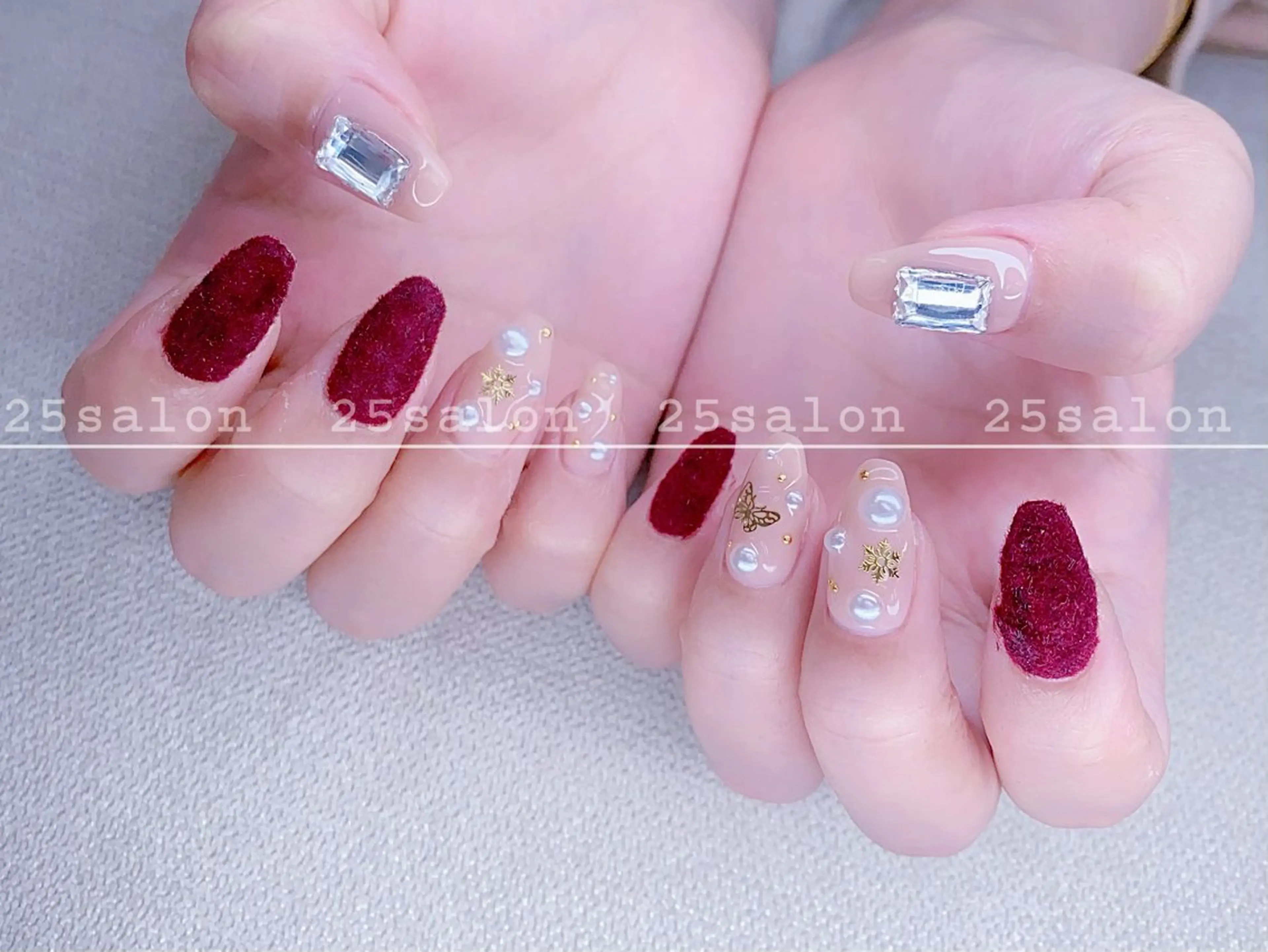 ネイル ジェルネイル 韓国ネイル ニュアンスネイル パラジェル ワンホンネイル 2 5のマツエク・マツパデザイン