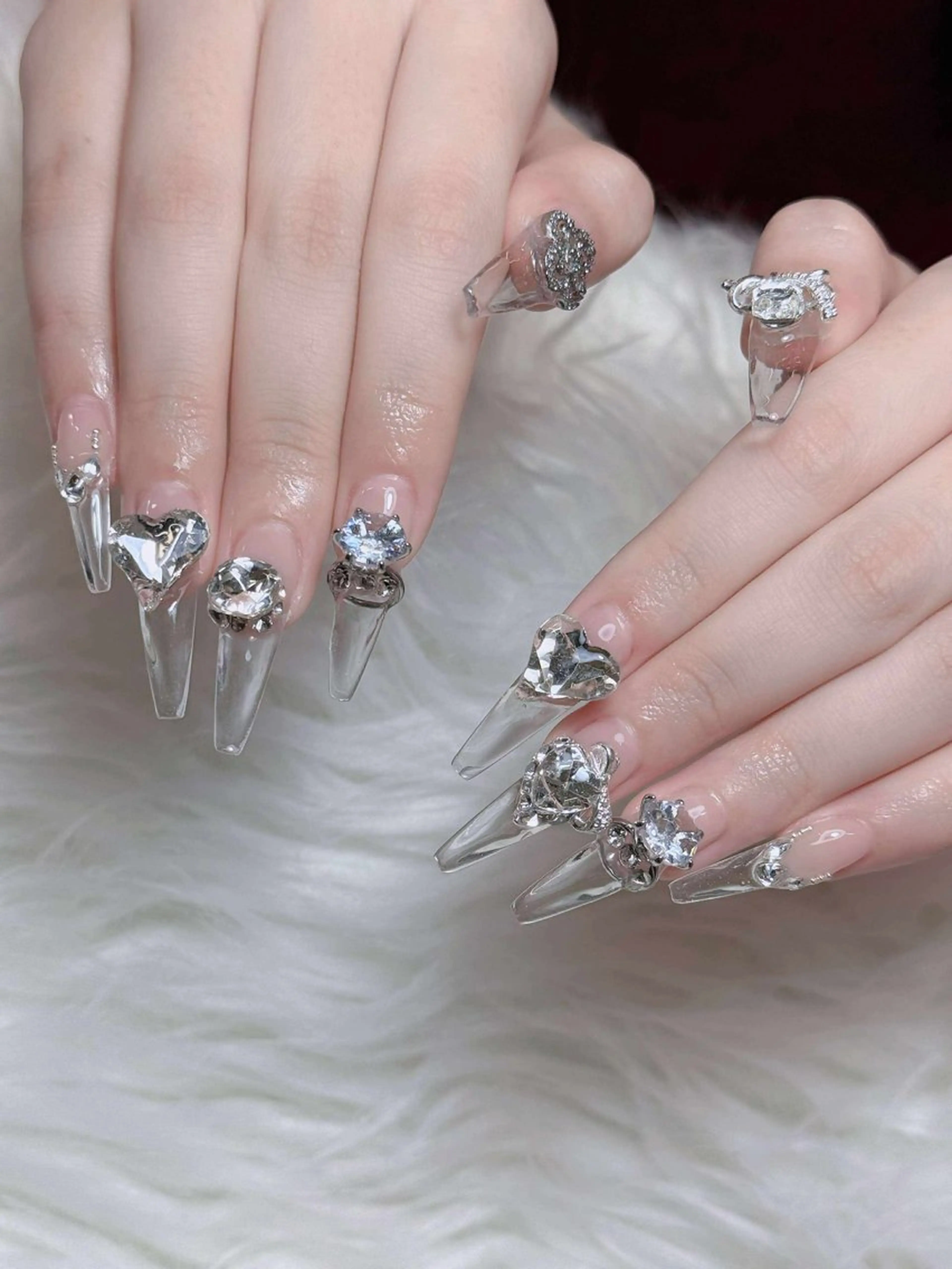 ネイル オーロラネイル チークネイル フットネイル フレンチネイル ハロウィン ハンドネイル Lumi Nail 新大久保3‘のネイルデザイン