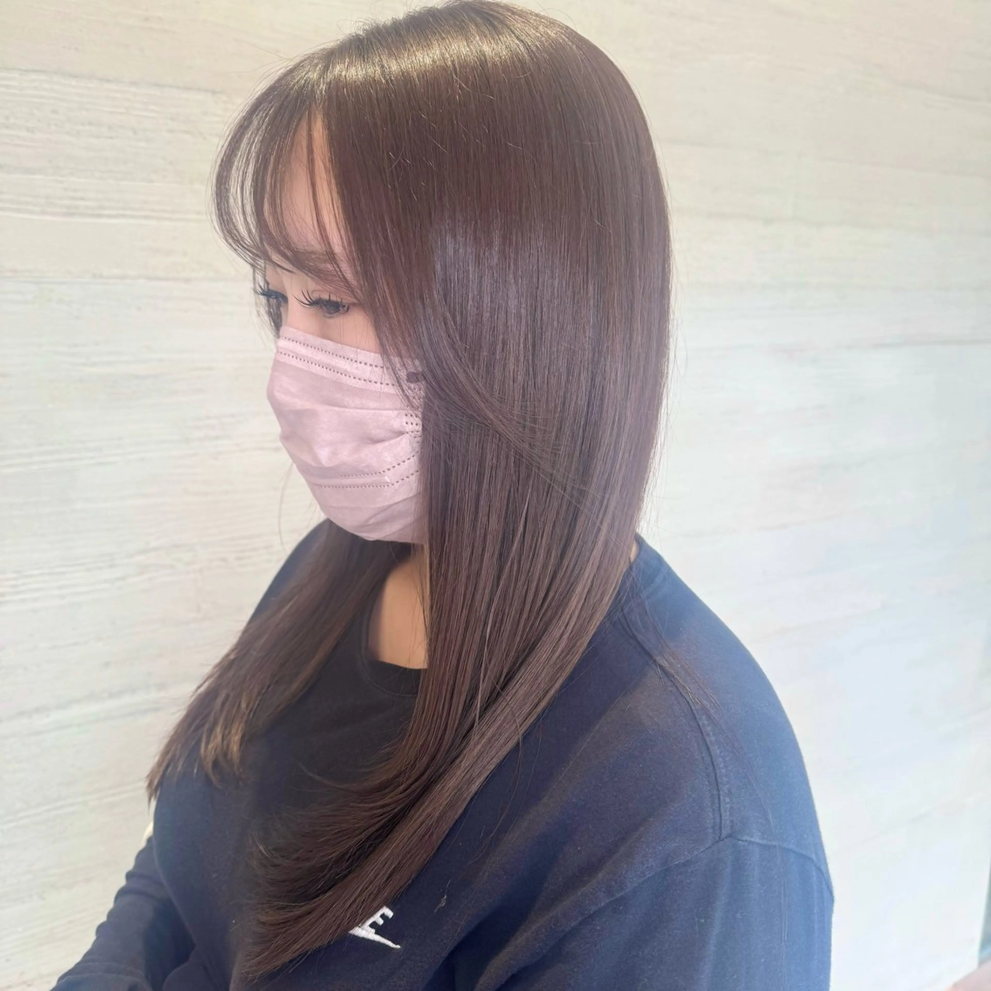 ロング カラー ベージュカラー ブラウンカラー レイヤーカット NATSUNO ✮のヘアスタイル