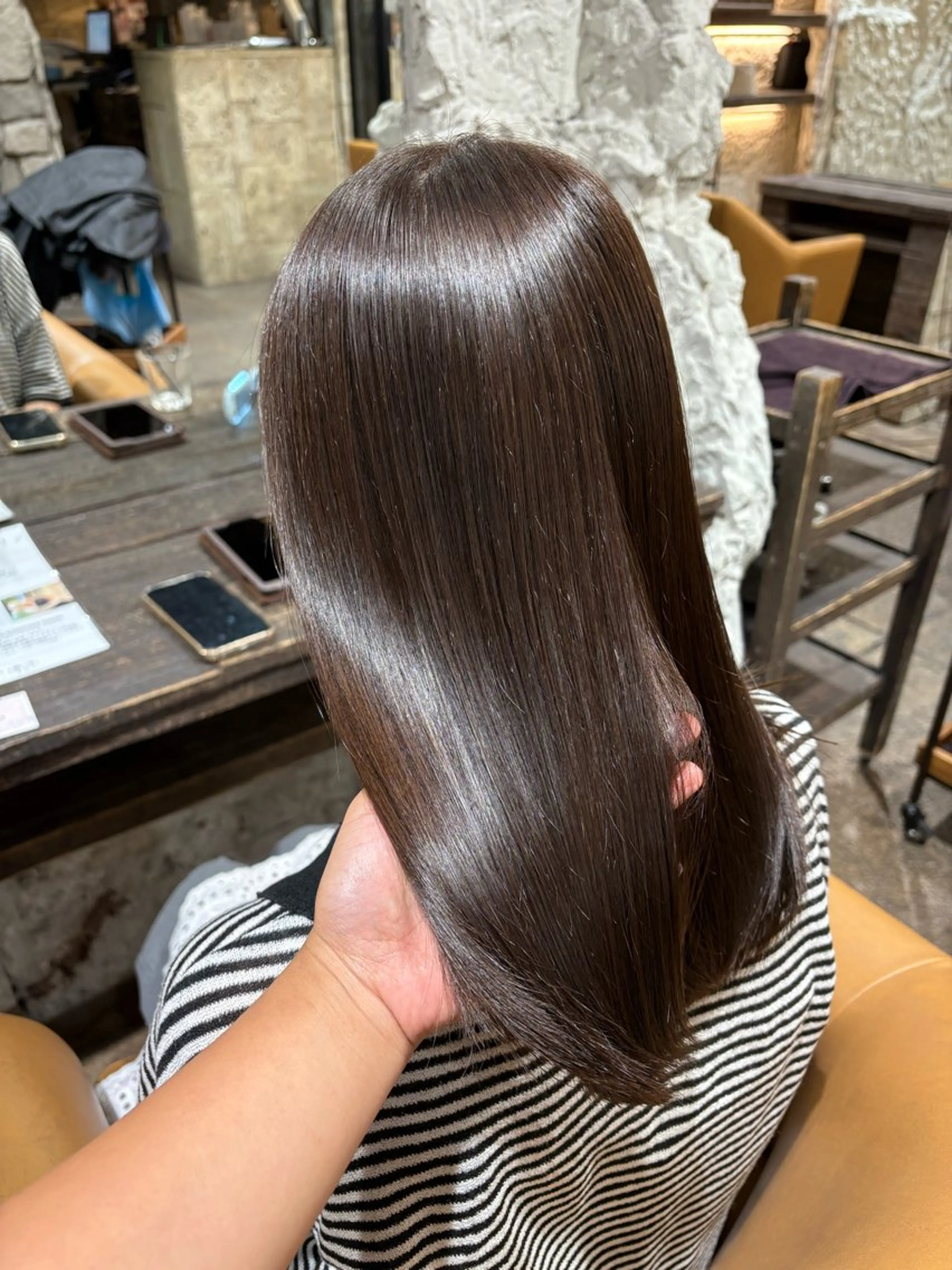 ミディアム カラー ヘアアレンジ カット ヘアカラー 髙橋 リナ‪のヘアスタイル