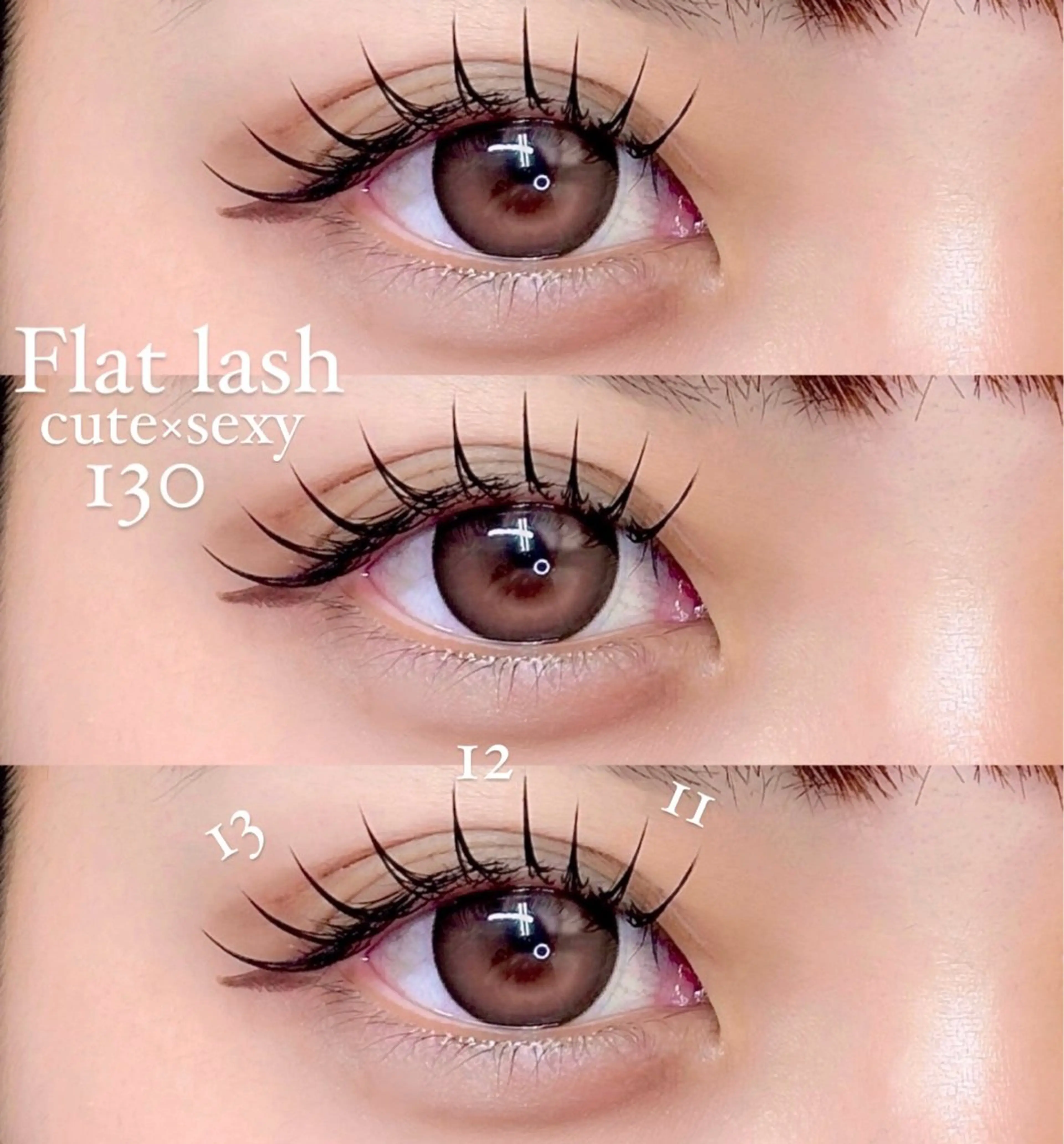 マツエク・マツパ フラットラッシュ マツエク Belle amour所属・マツパ/マツエク Belleamourのマツエク・マツパデザイン