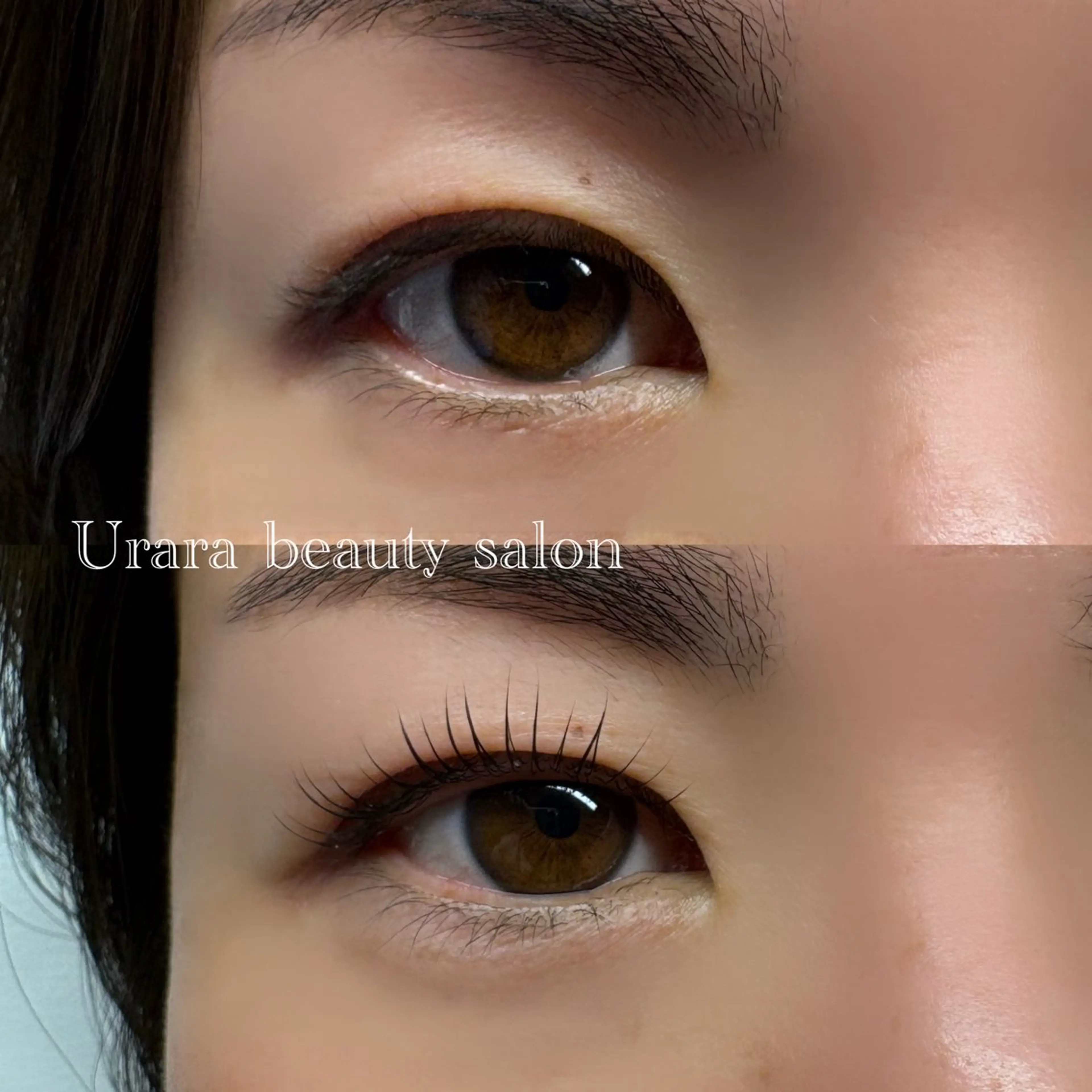 マツエク・マツパ ナチュラル まつげパーマ 一重×まつ毛パーマ マツパ Urara beauty salon所属・Urara KANAのマツエク・マツパデザイン