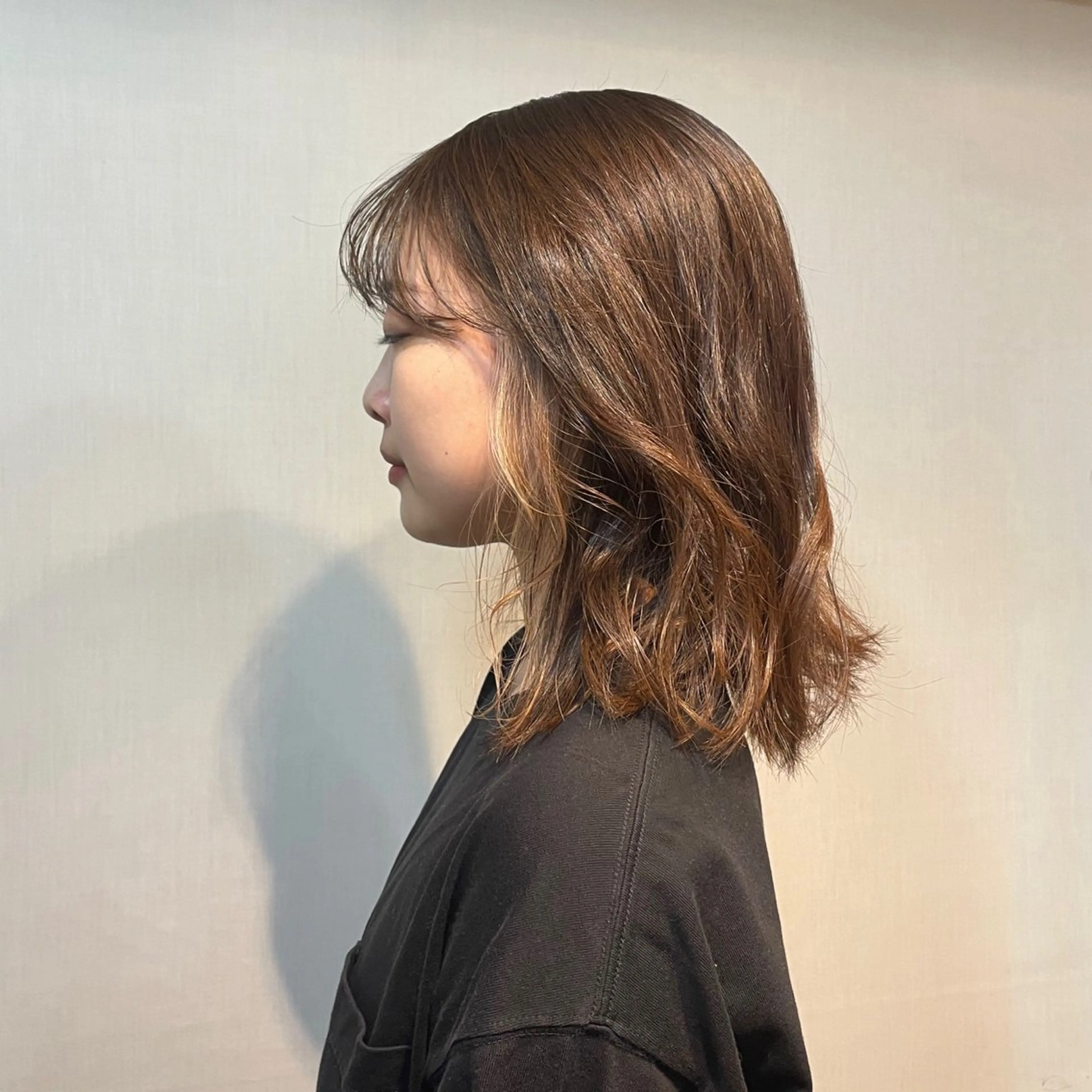 カラー ブリーチ ヘアカラー Raguna所属・艶カラー/暖色カラー RENAのヘアスタイル