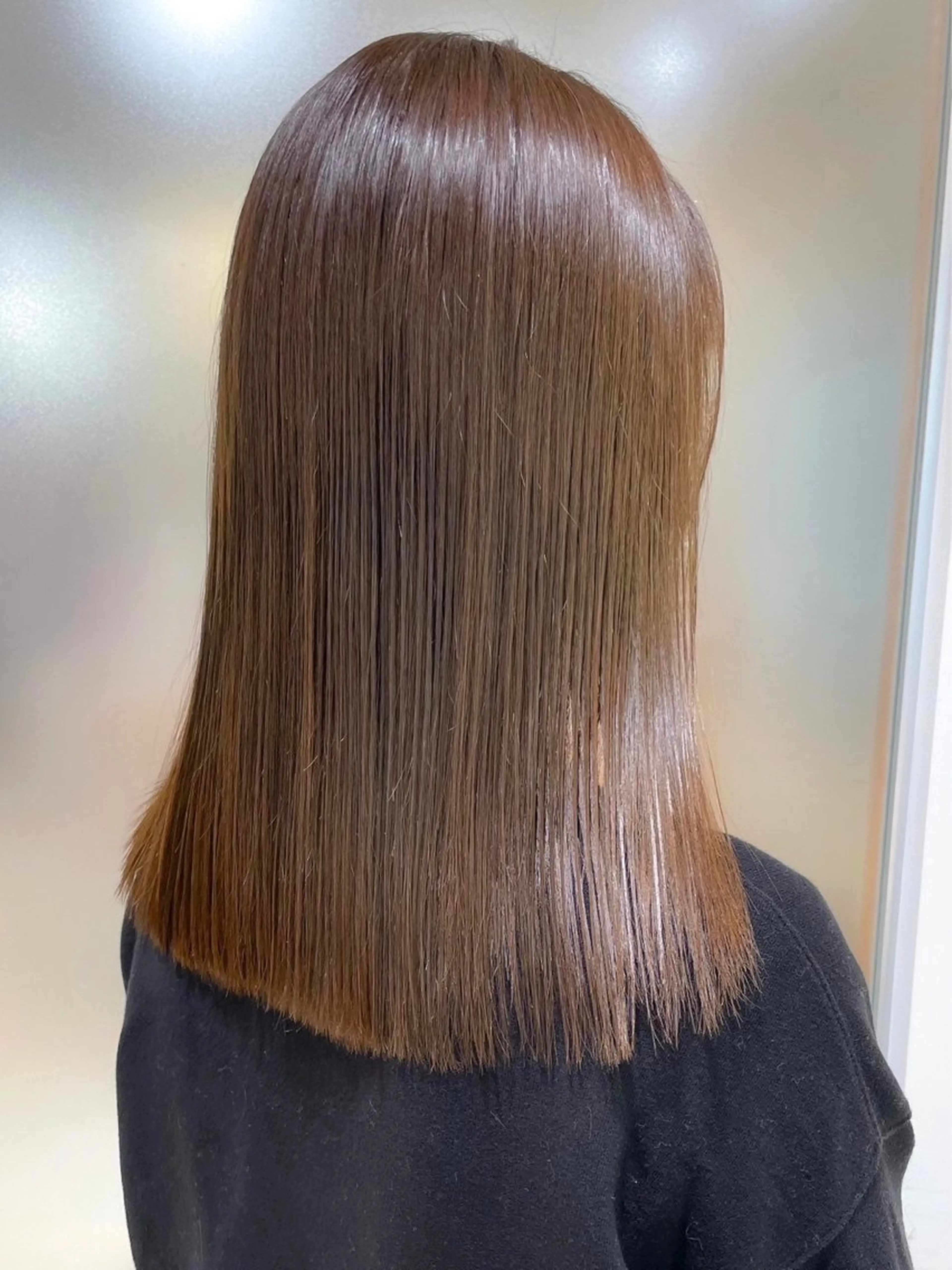 ミディアム トリートメント 平川 楓のヘアスタイル