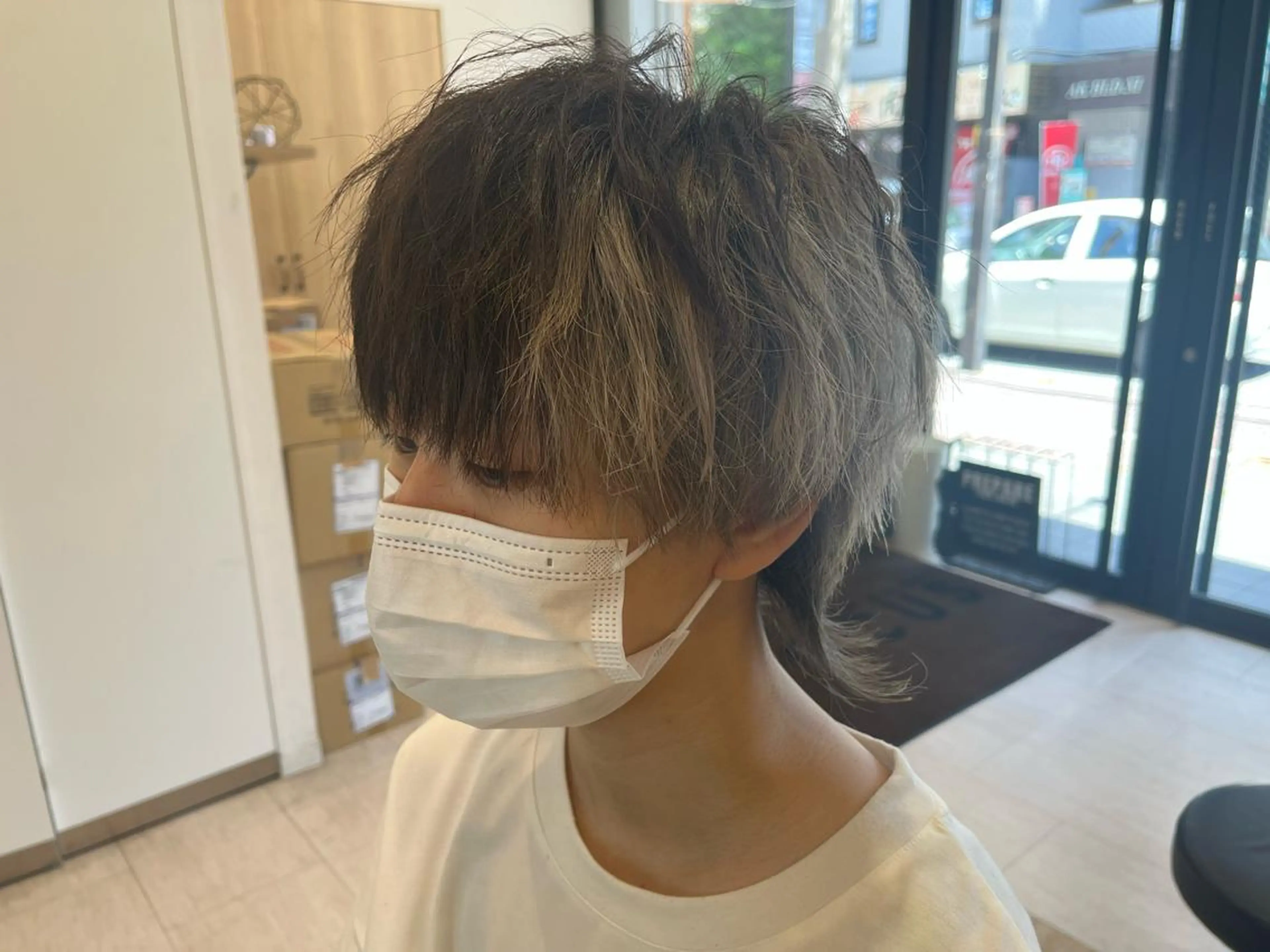 ショート カット ヘアカラー ✂︎ショート､メンズ ✂︎寺田正希のヘアスタイル