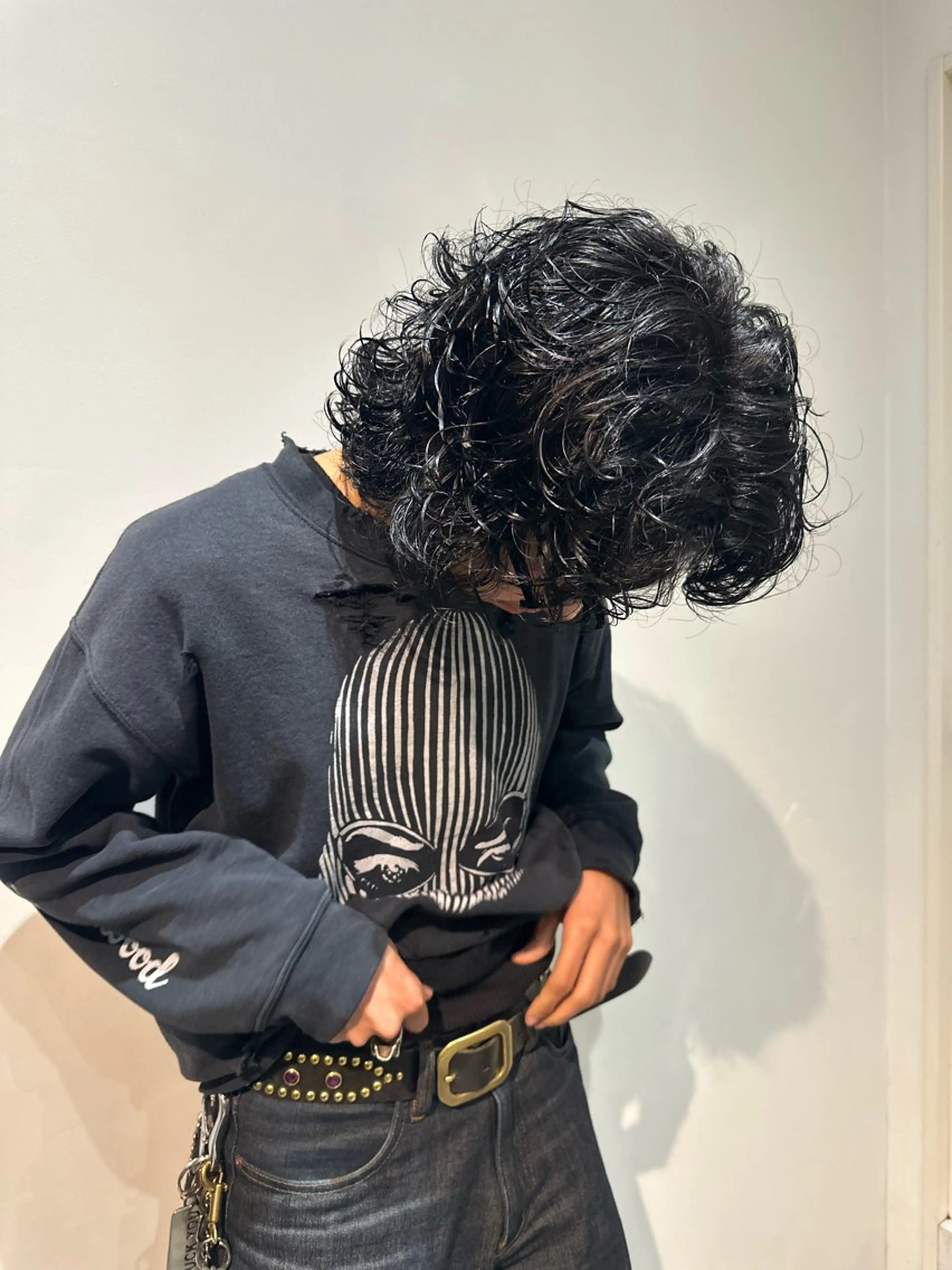 ミディアム パーマ NERO      HAIR SALON所属・塚本 幸司郎のヘアスタイル