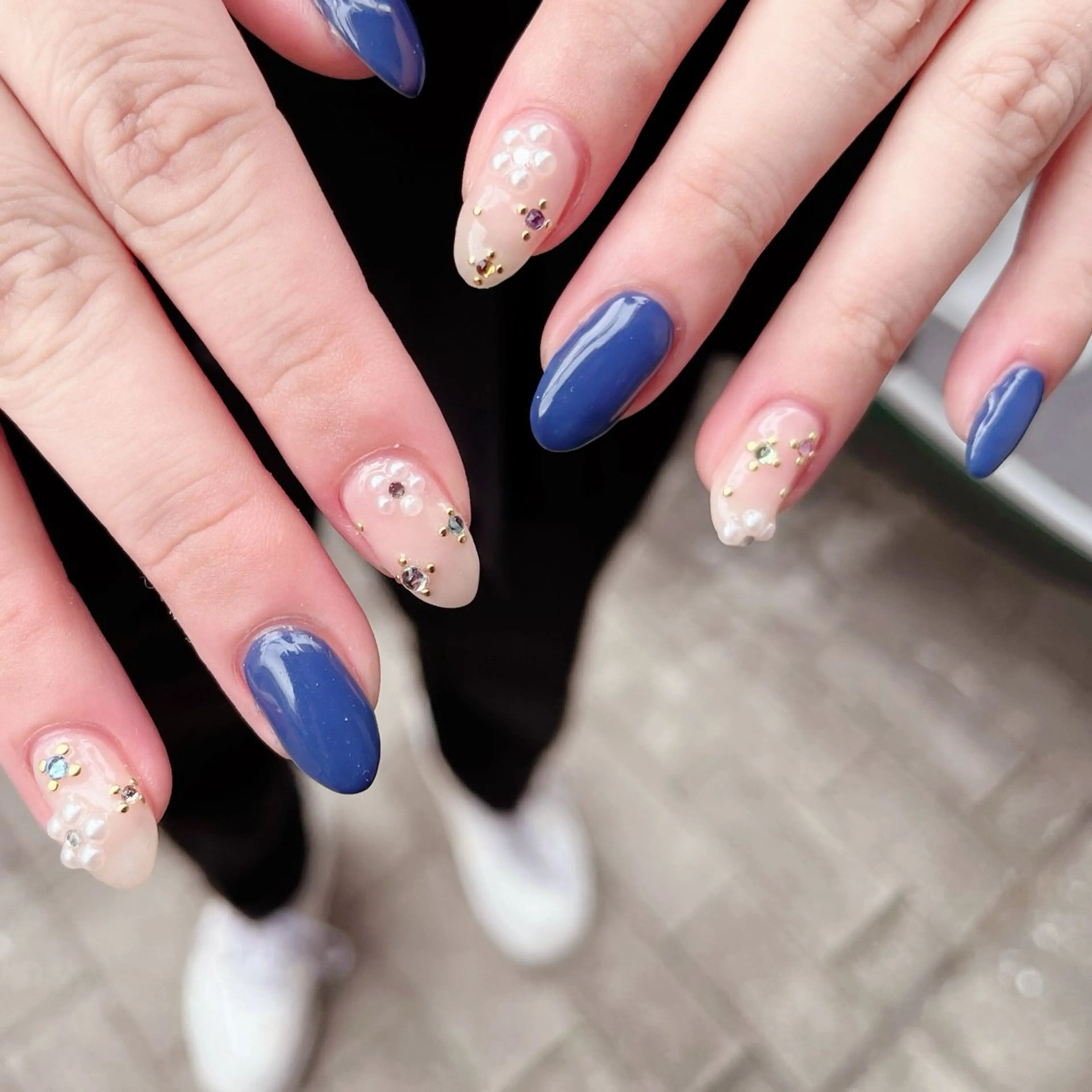 ネイル フレンチネイル グラデーション 韓国ネイル 持ち込み ワンカラーネイル n.hair所属・HTM _PUPULAのネイルデザイン