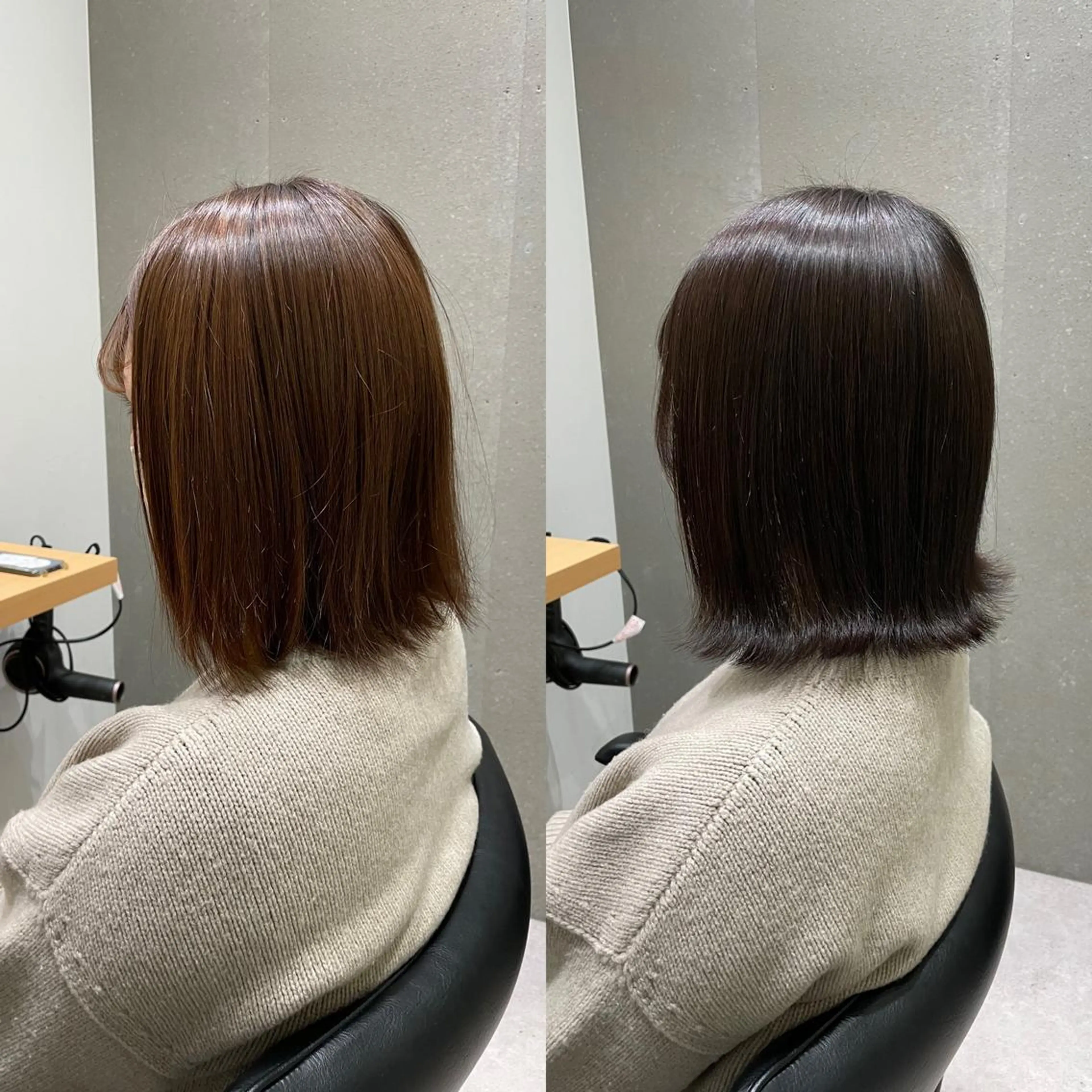 ショート カラー 透明感カラー イルミナカラー トリートメント 髪質改善ヘアケア 艶髪特化/上田のヘアスタイル