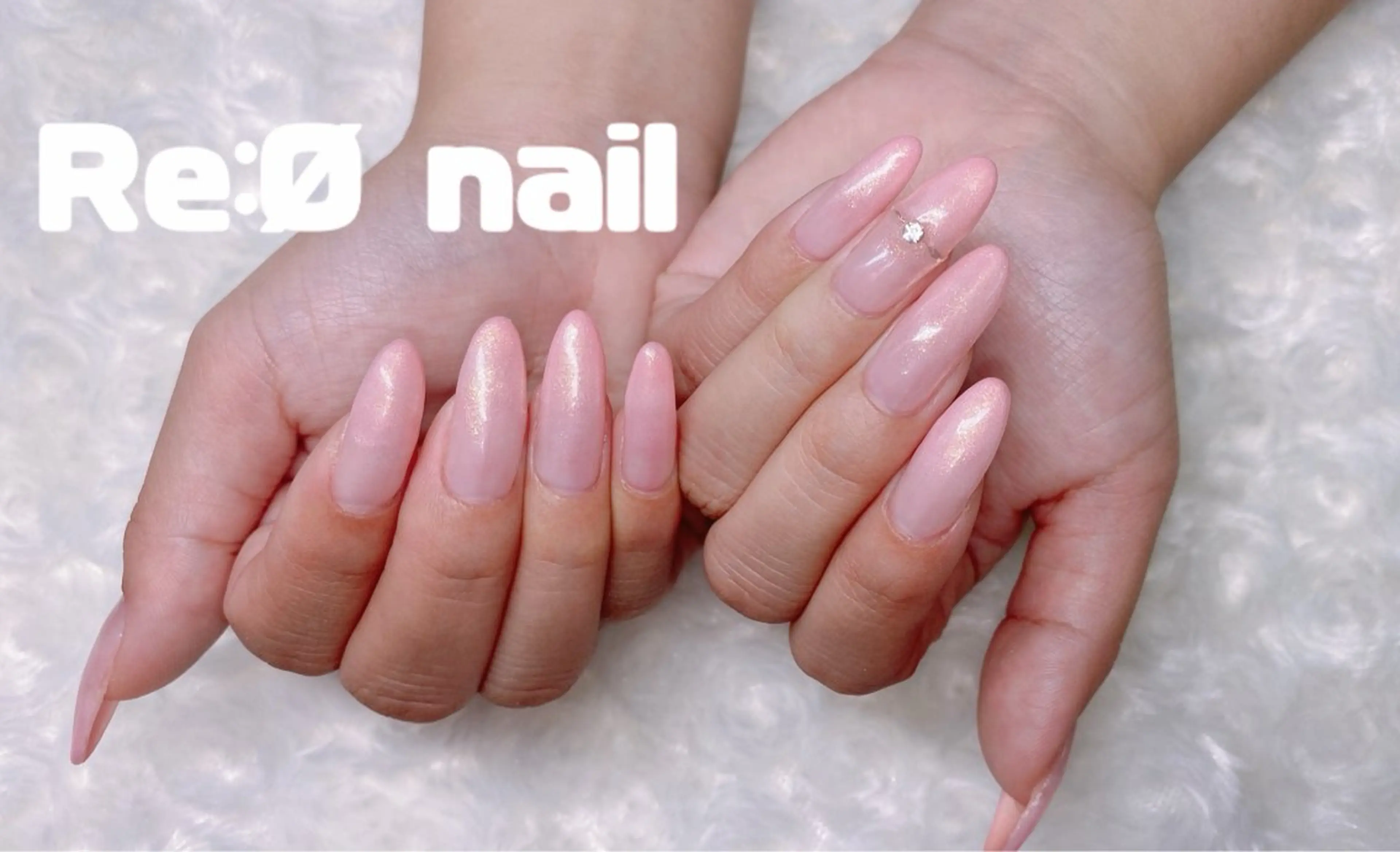 ネイル ピンク ハンドネイル Re:Ø nail 🩵TSUJIのネイルデザイン