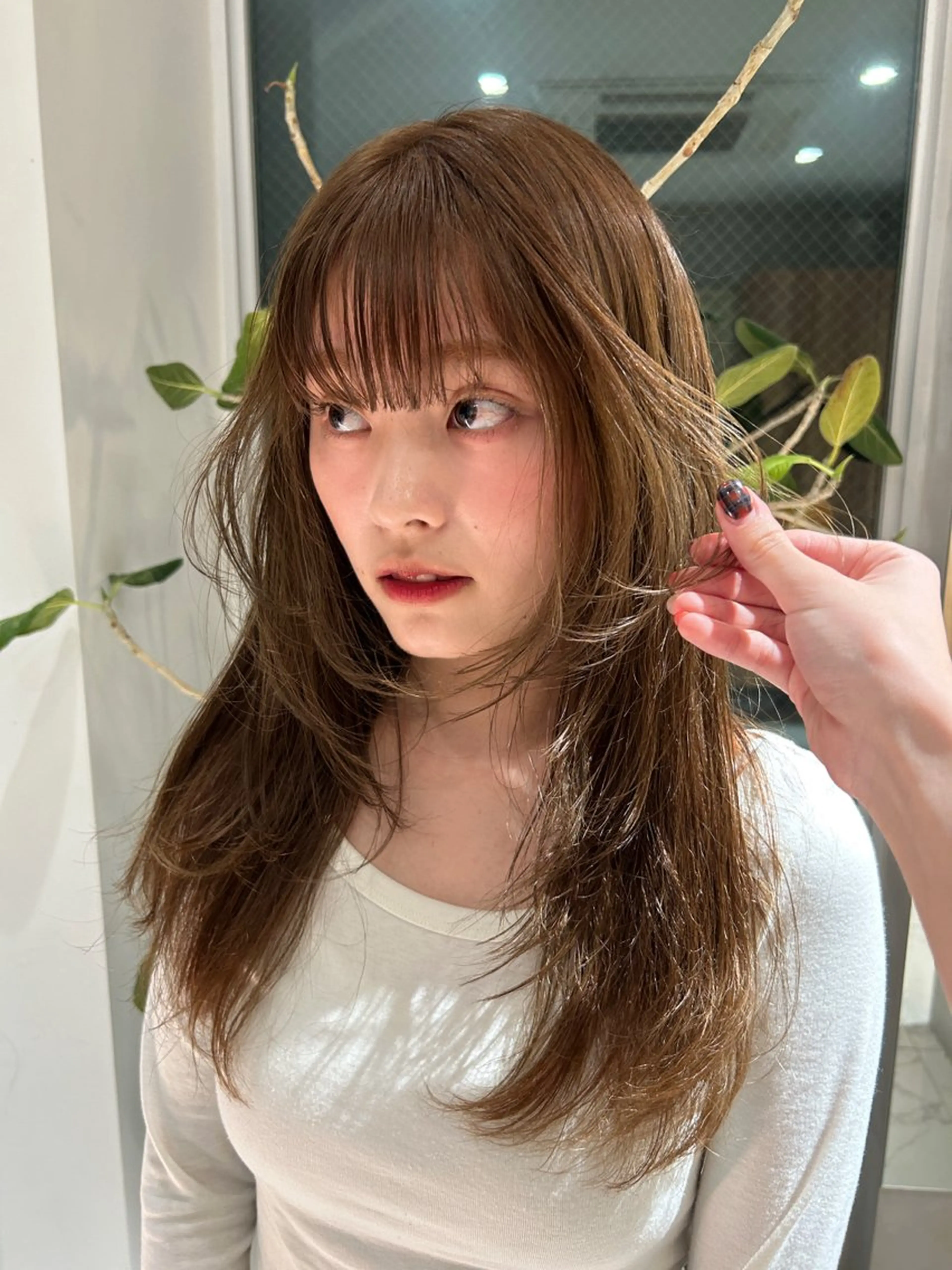 【レディースロング限定❗️】カット＋sp＋tr    ⚠️下記の注意事項を必ずご確認お願いいたしますの写真