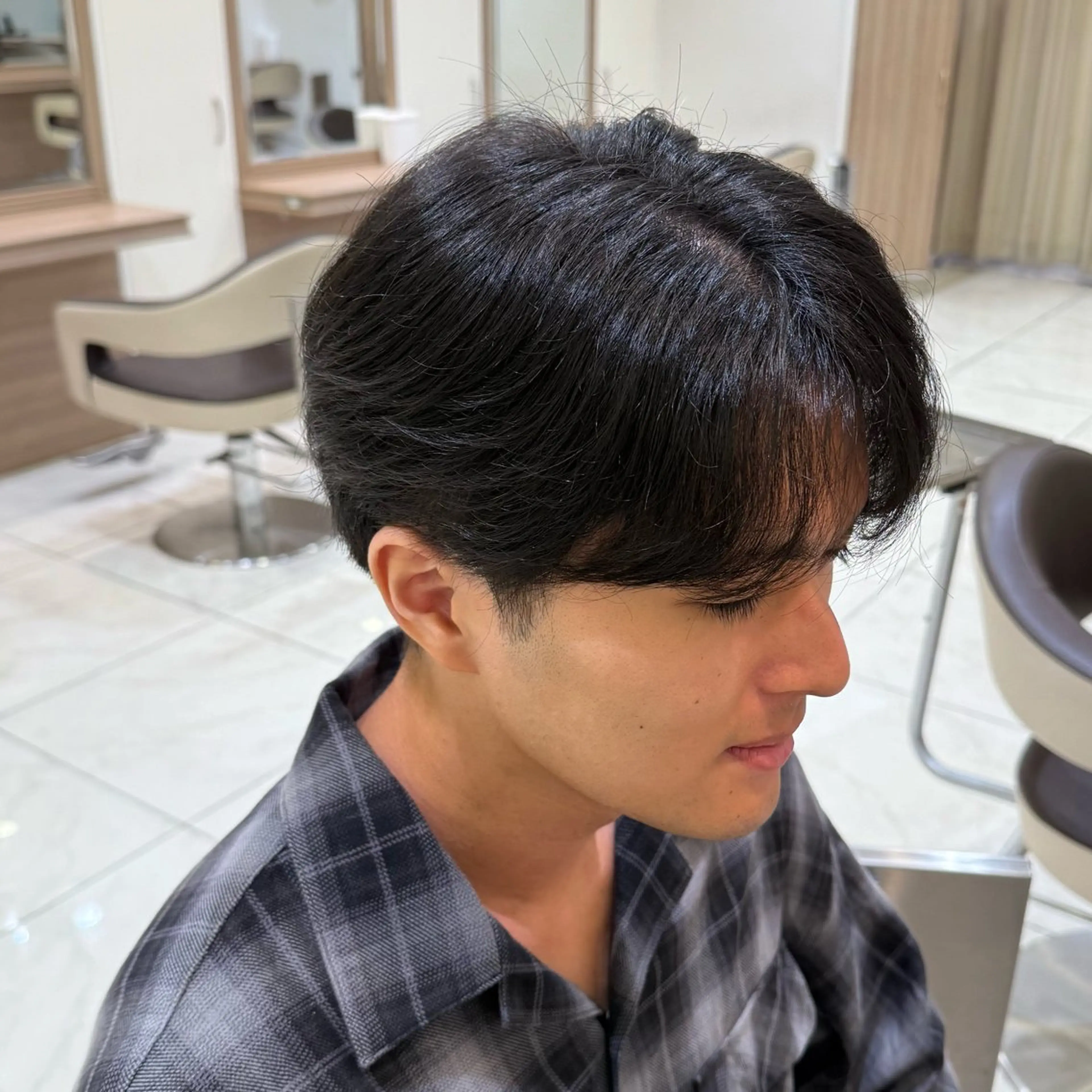 メンズ 透明感カラー🪽🫧 noaのヘアスタイル