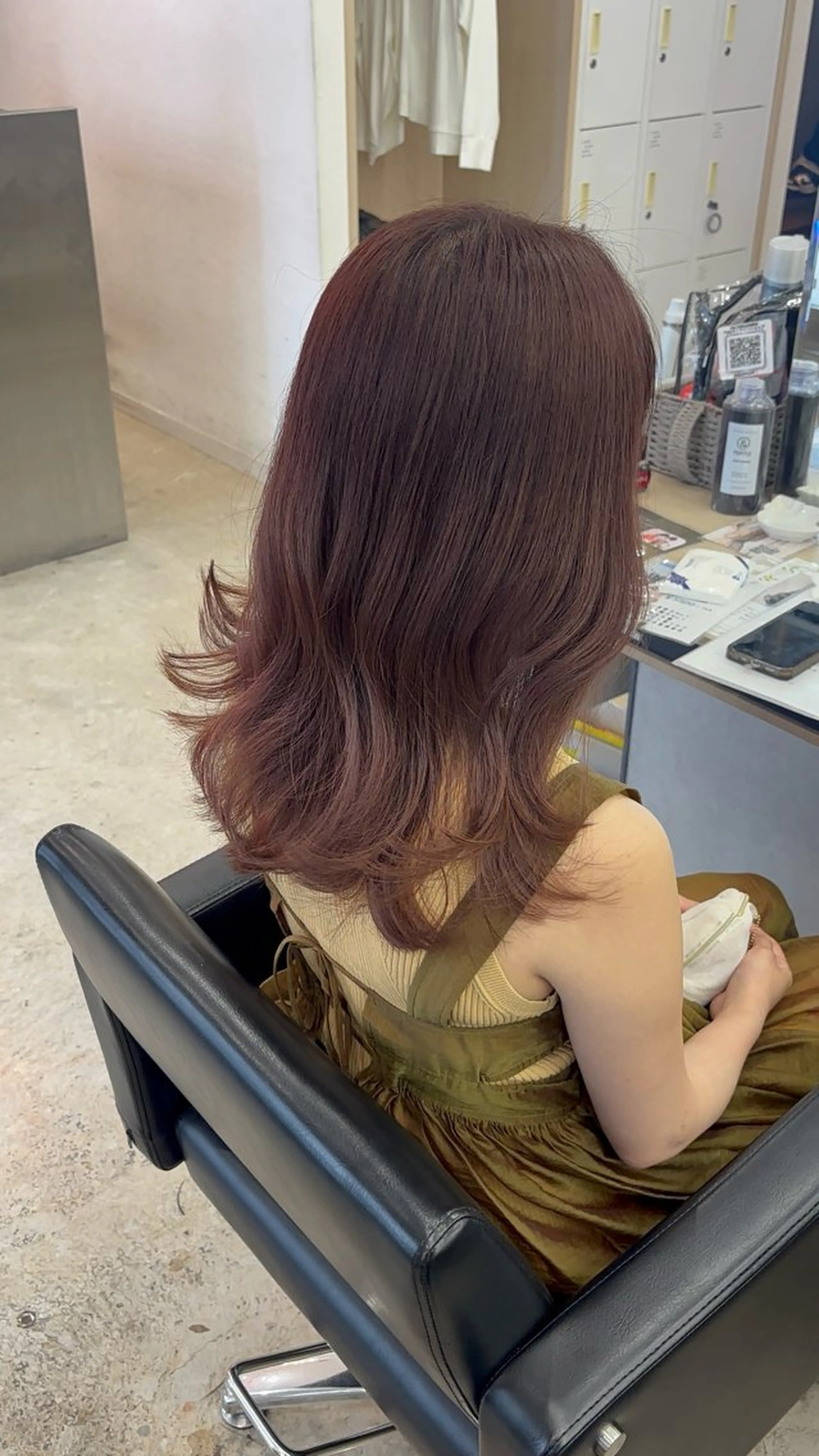 セミロング カラー カット ヘアカラー トリートメント 🪽髪質改善ストレー ト🤍美羽🤍のヘアスタイル