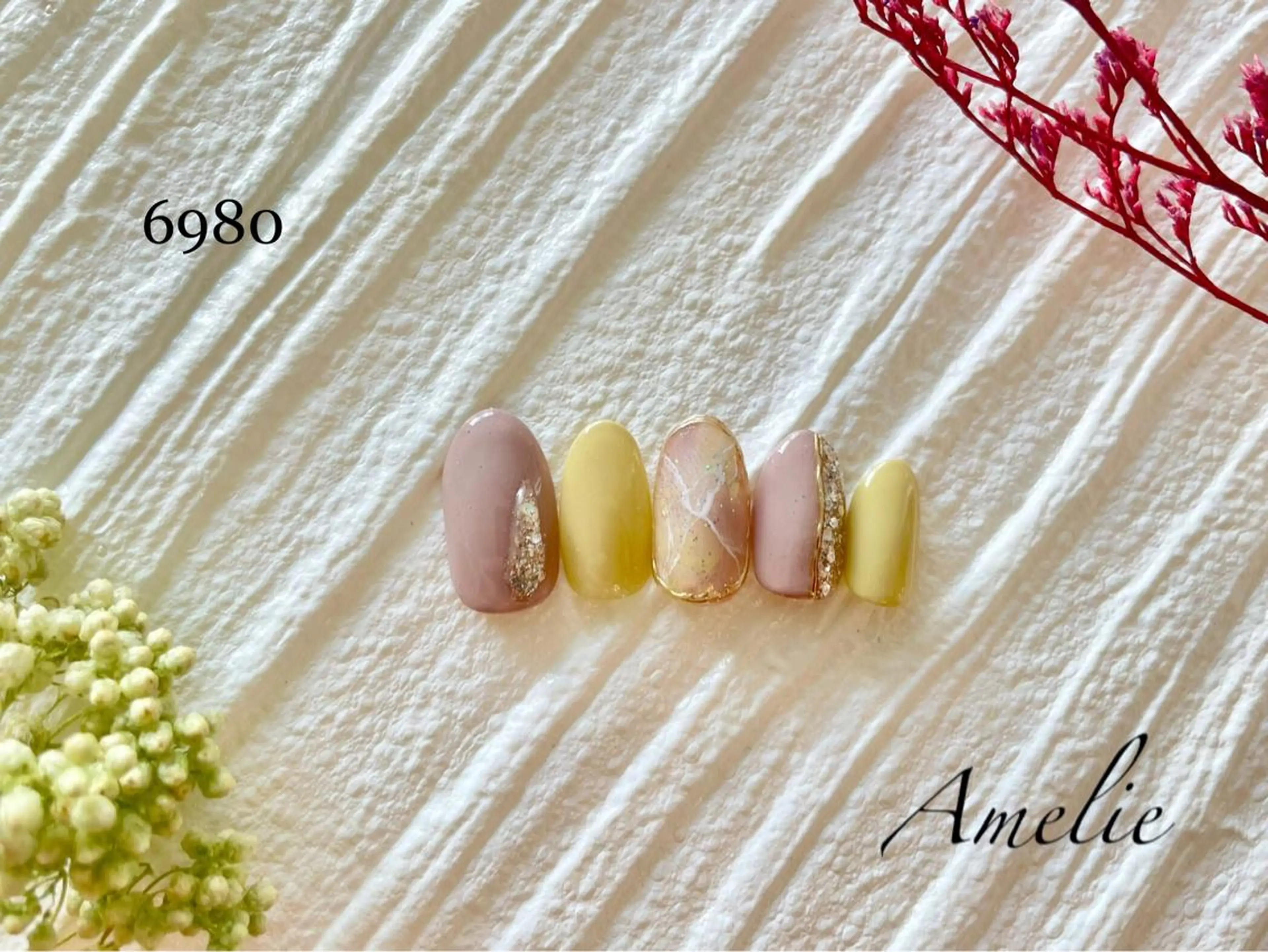 ネイル ハンドネイル いちじゅう あおいのネイルデザイン