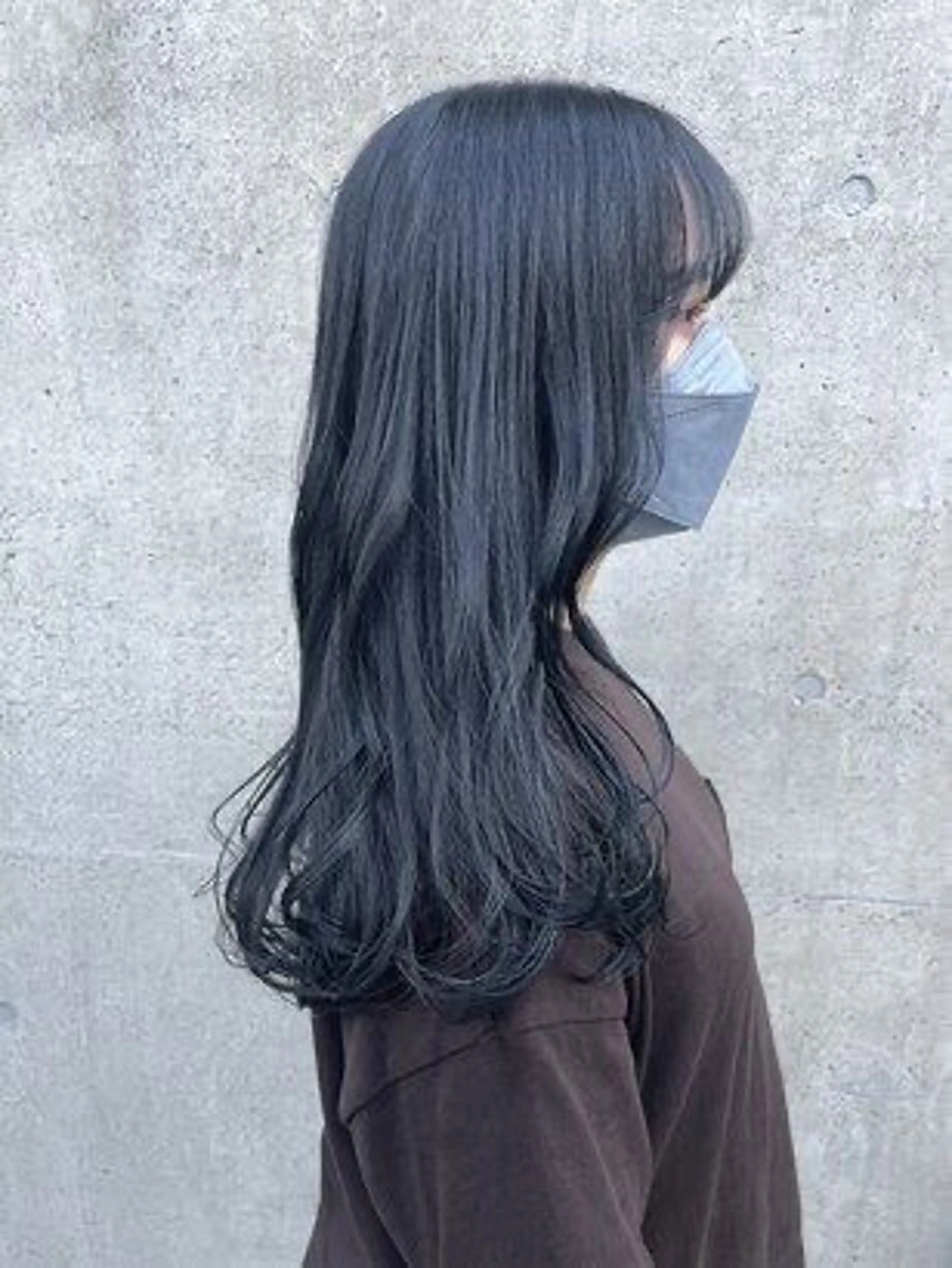 セミロング カラー ヘアカラー トリートメント レイヤー/グレージュ 赤み消し/コウスケのヘアスタイル