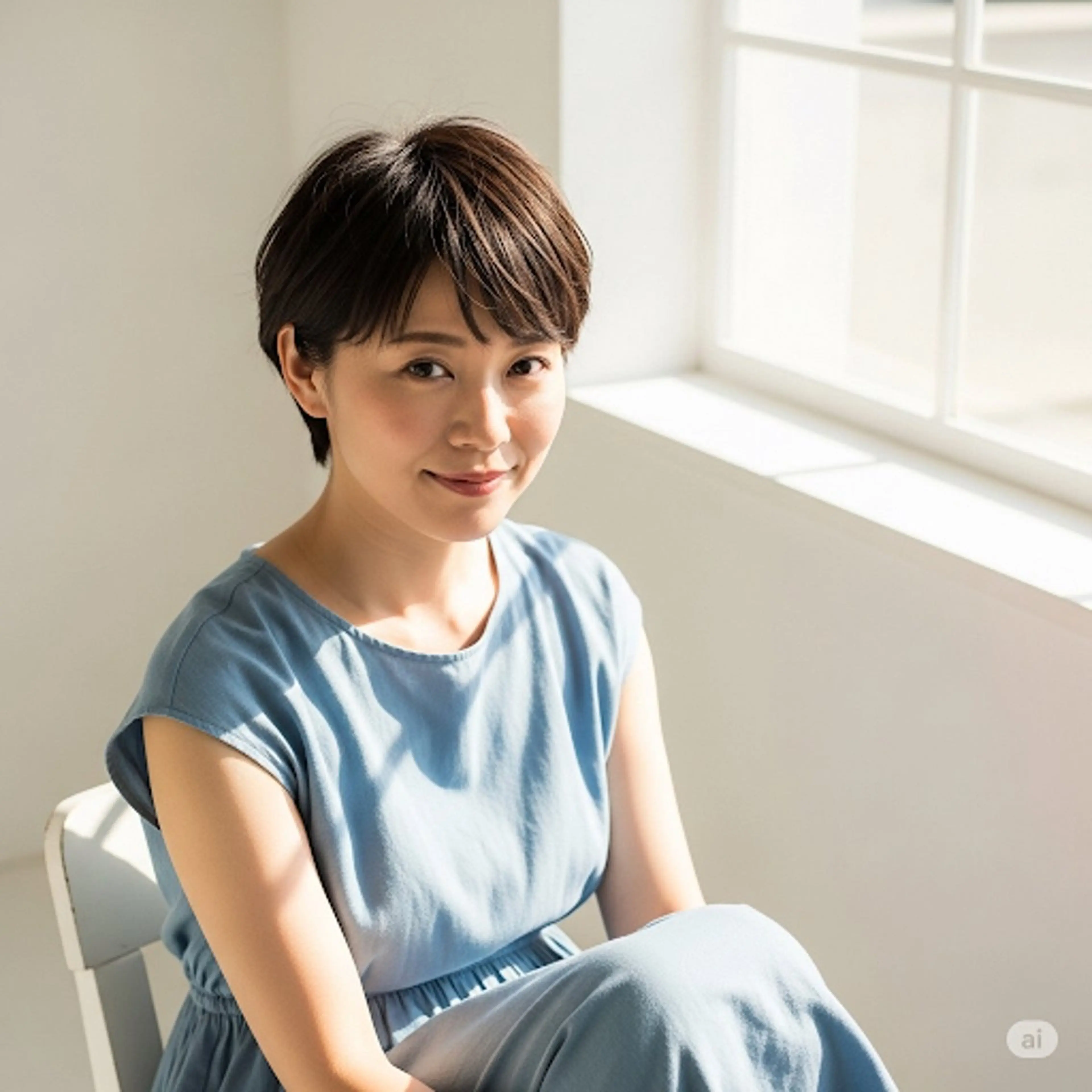 ショート カット ヘアカラー トリートメント ヘッドスパ ✂︎ ｼﾝﾀｸ ✂︎のヘアスタイル